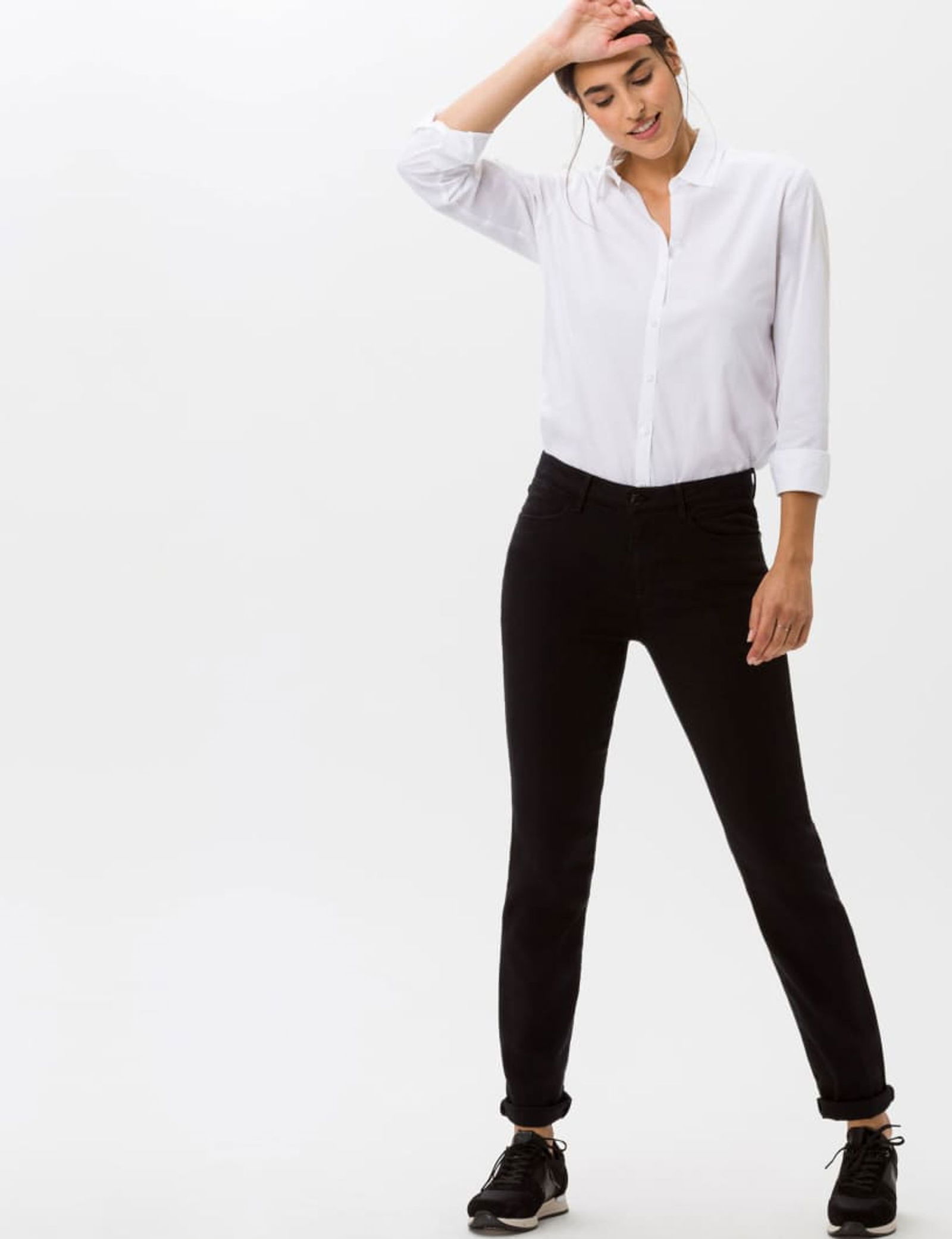 Brax | Brax Five-Pocket-Röhrenjeans "Shakira" | 40 | black
