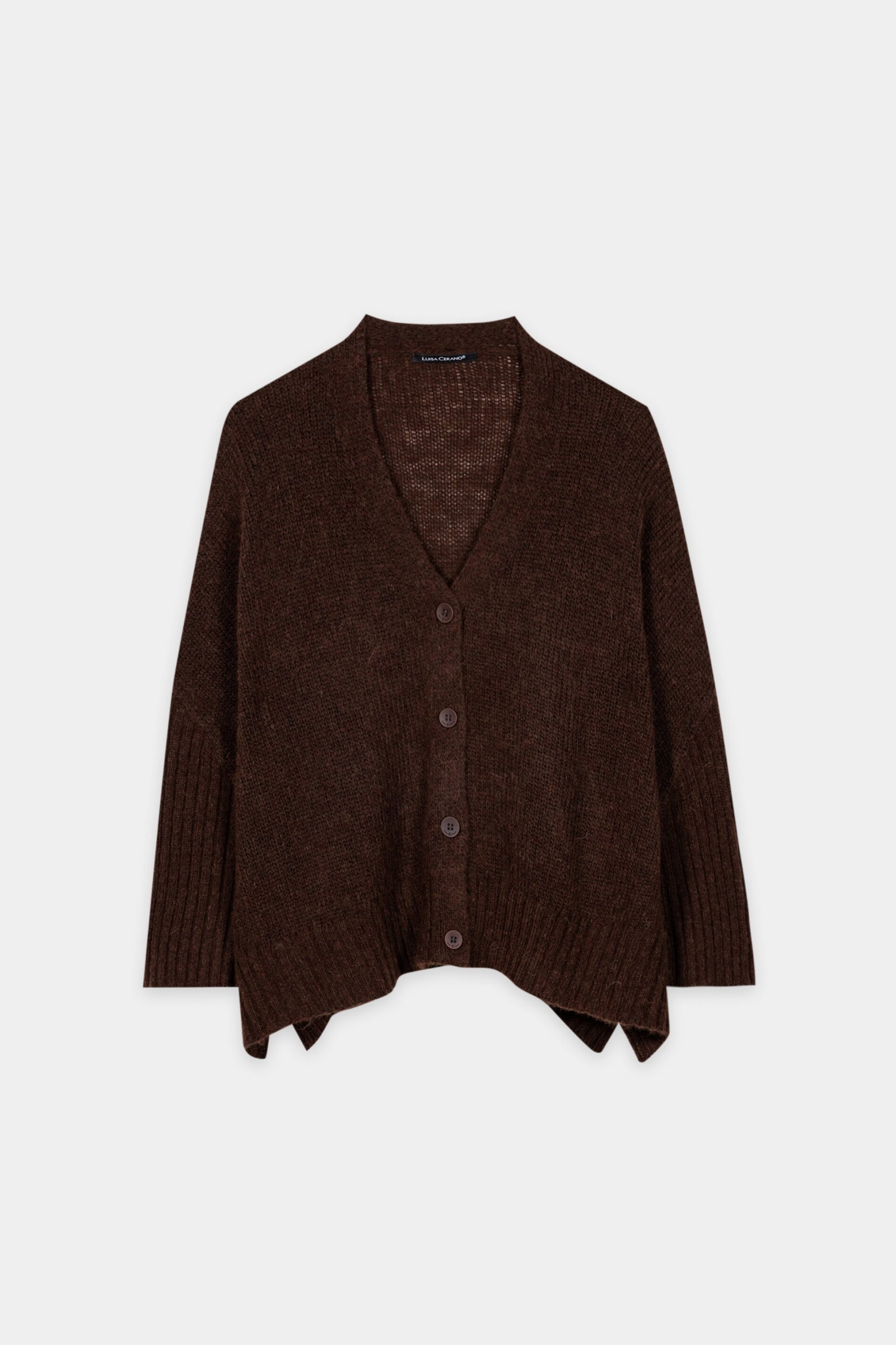 Strickjacke, marone #1