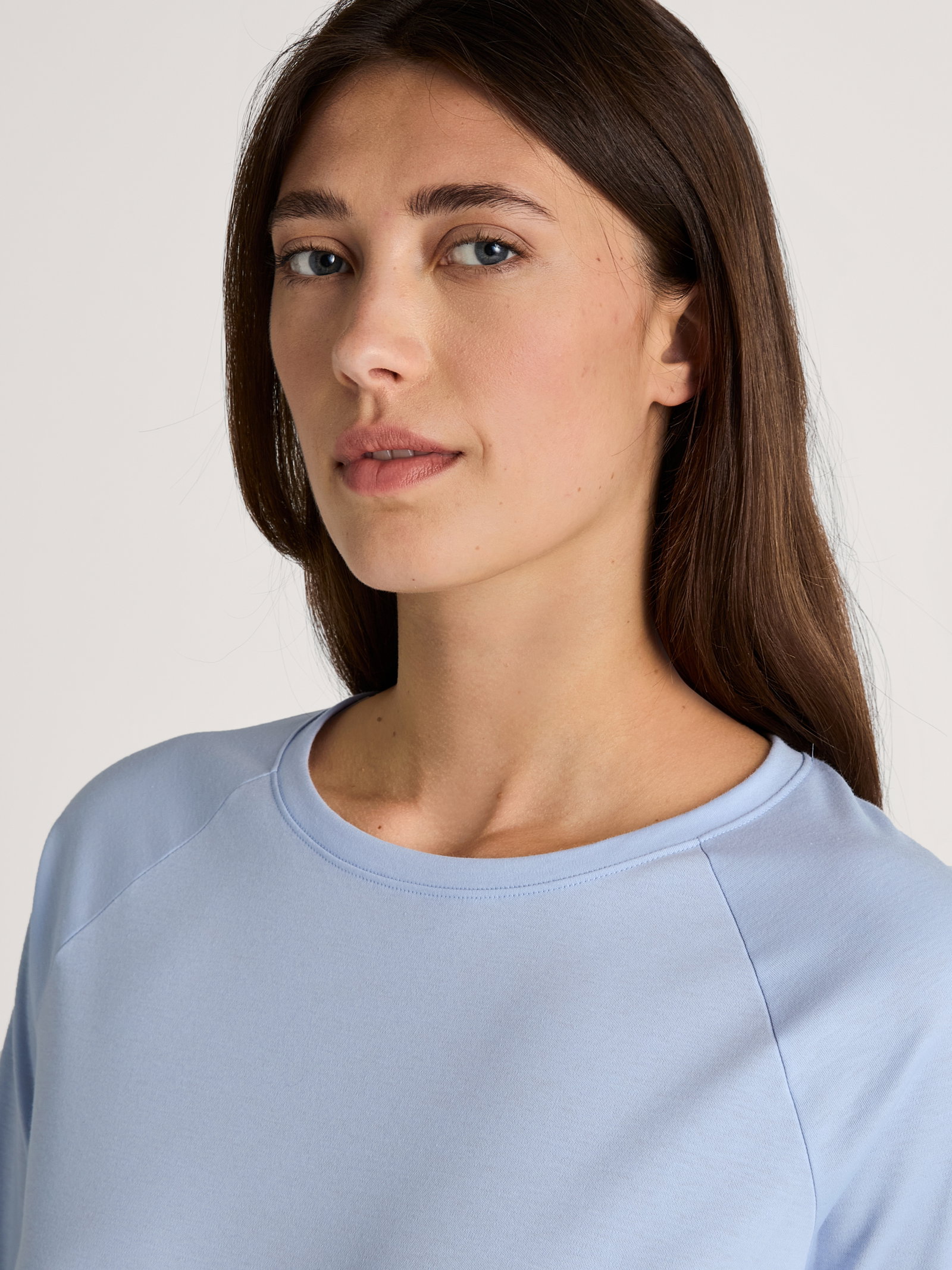 DAMEN Shirt langarm, harmony blue #6