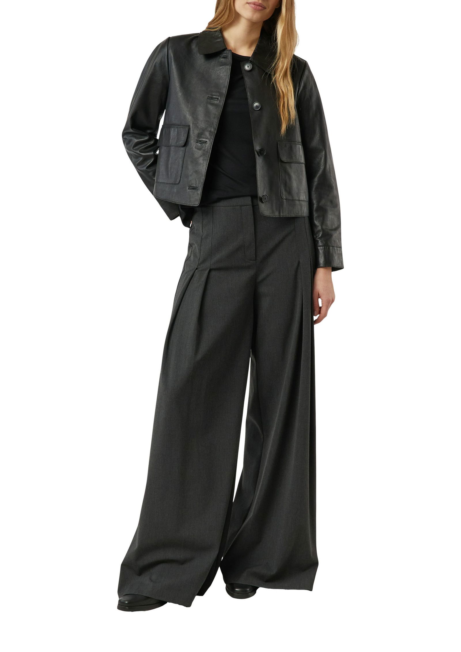 Comma |  Comma Shirt  | 38 | schwarz