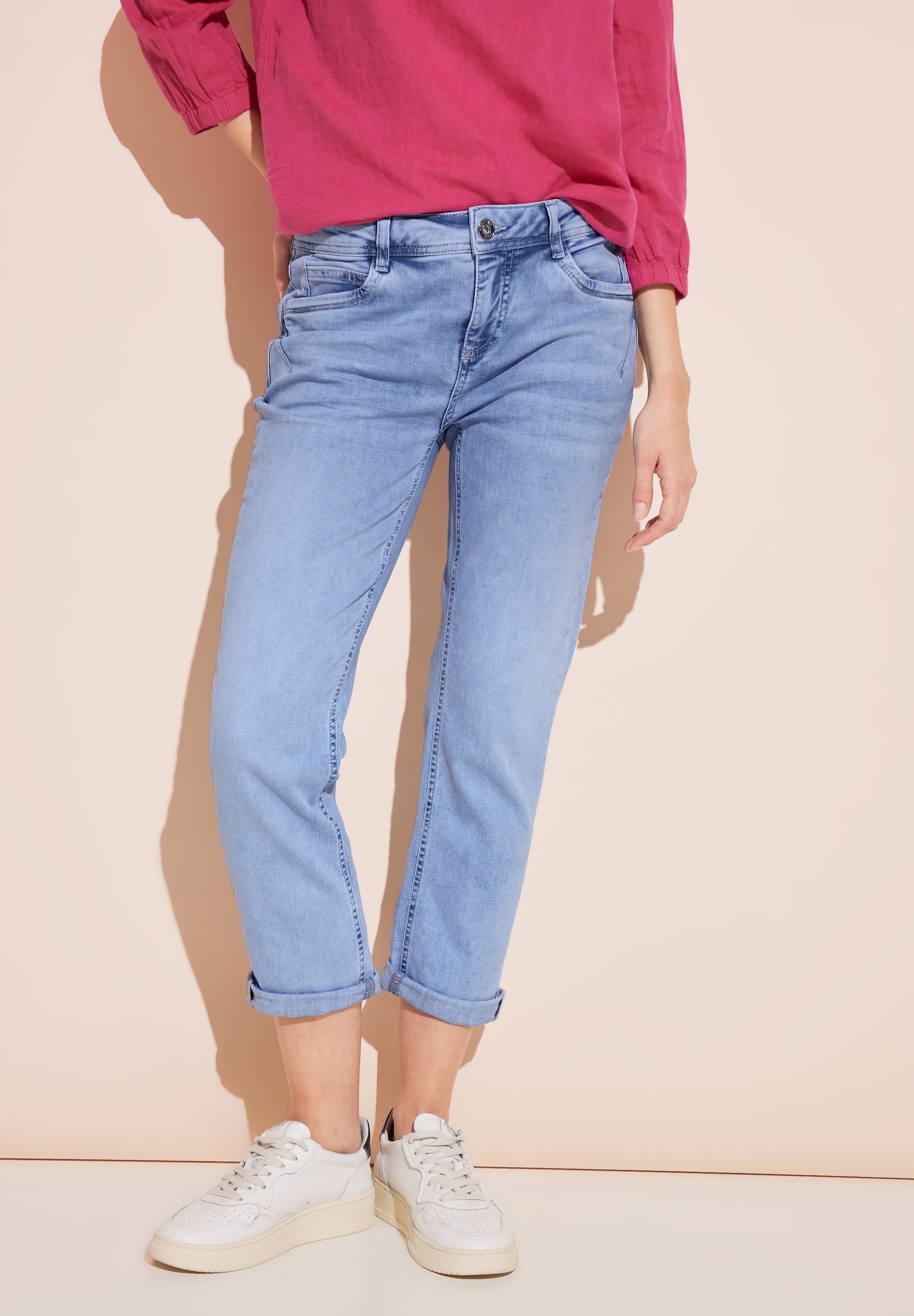 Street One |  Street One 7/8-Jeans  | 32/26 | super hellblau washed