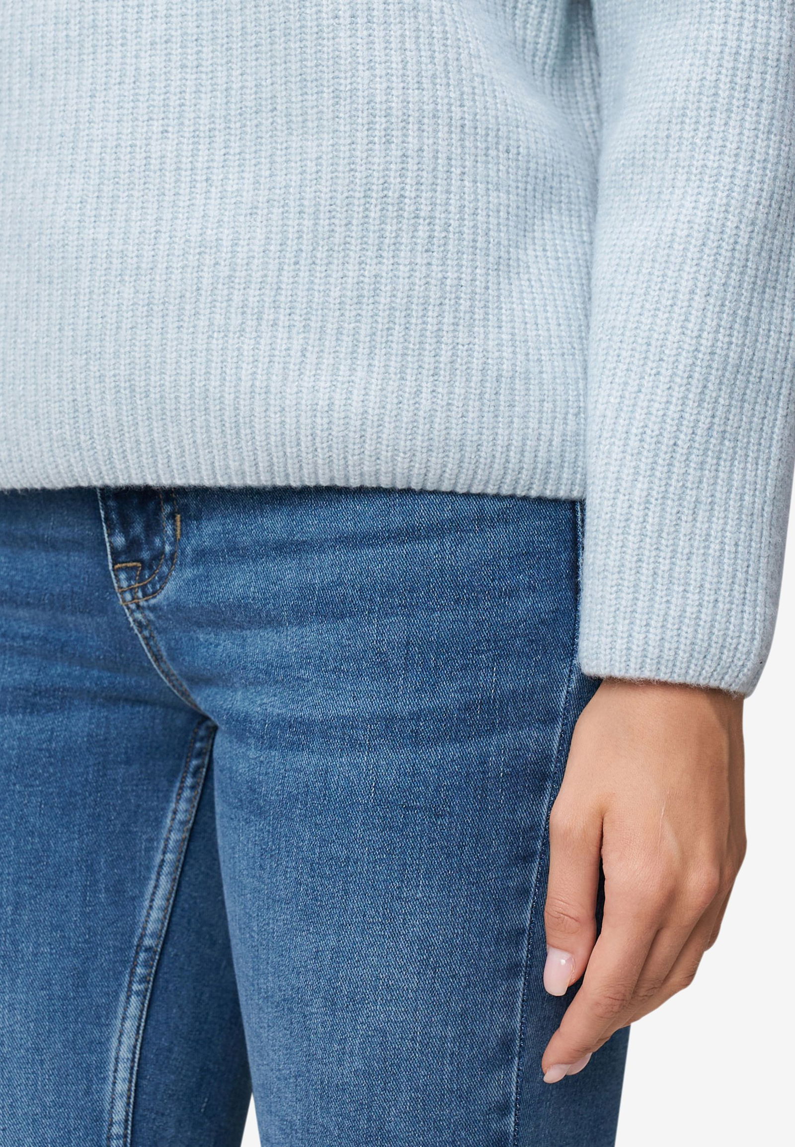 Zero |  Zero Pullover  | 36 | light blue melange