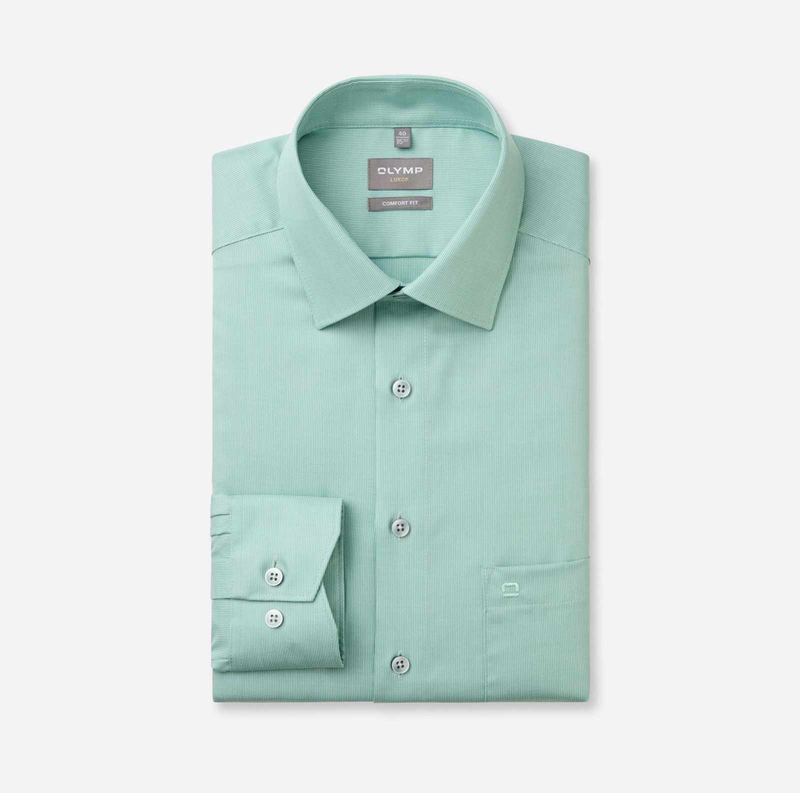 Olymp |  Olymp Hemd Modern Fit  | 46 | grün