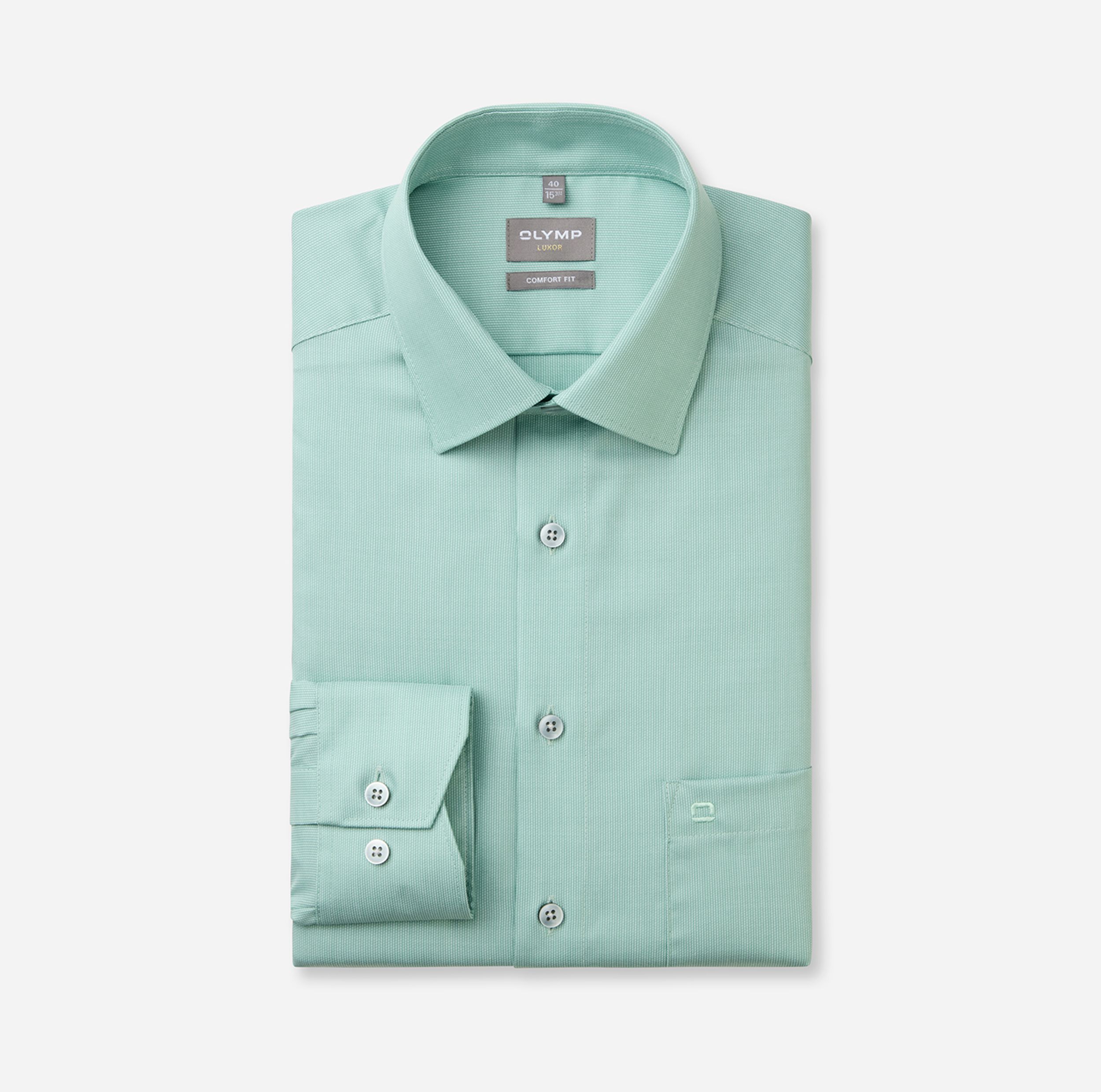 Olymp |  Olymp Hemd Modern Fit  | 46 | grün