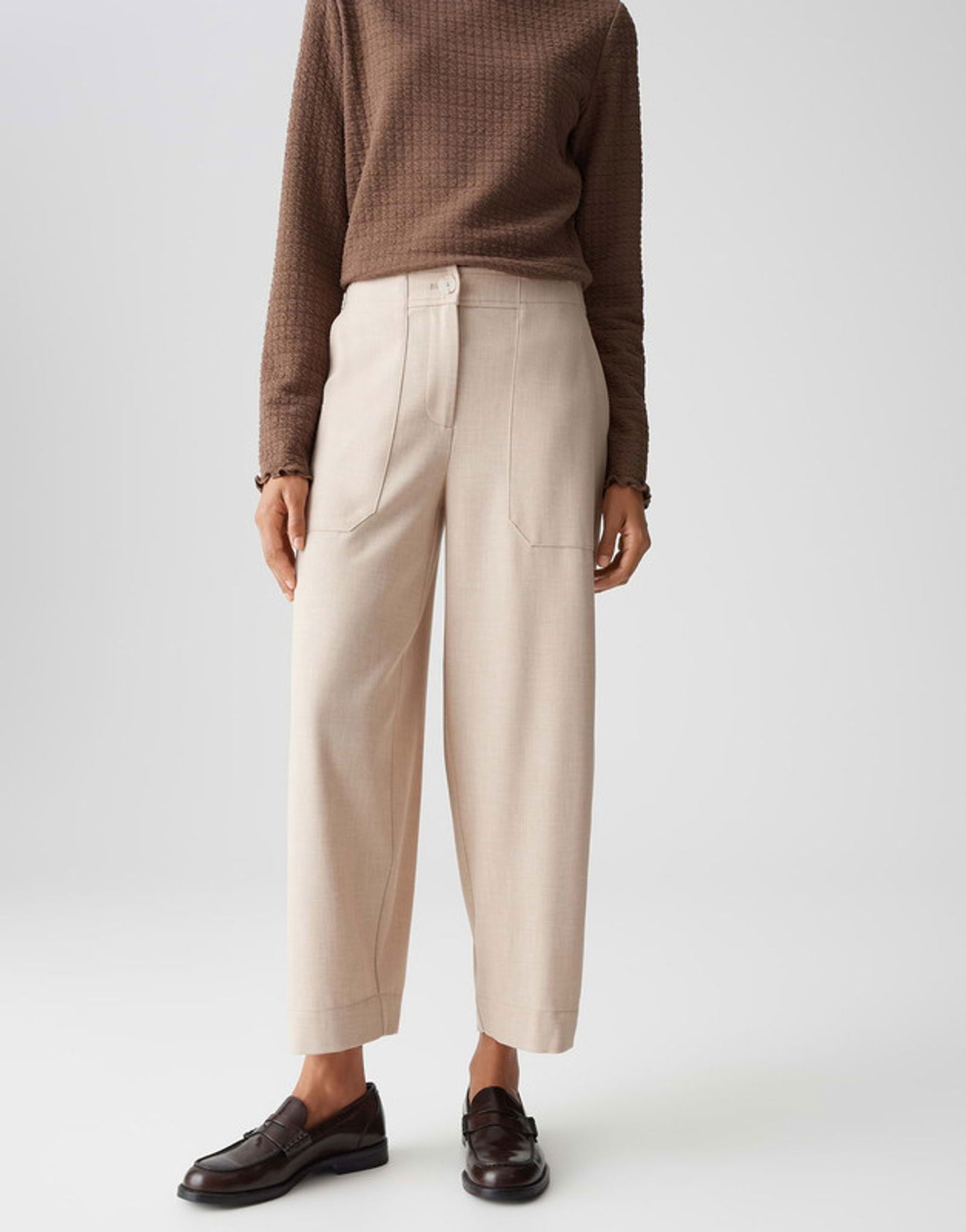 Opus | Opus Schmale Hose | 36 | macadamia