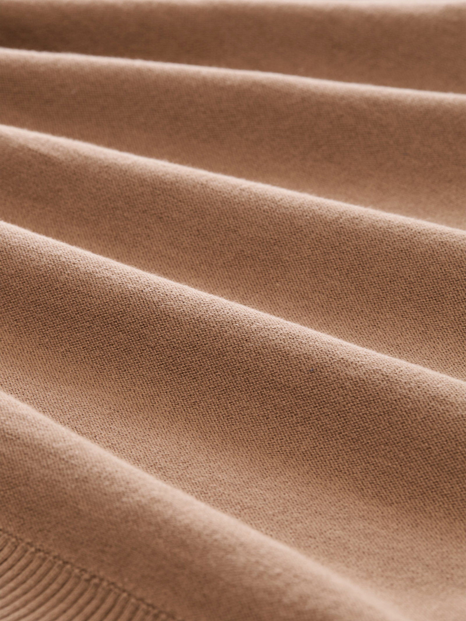 basic knit troyer, malt brown #8