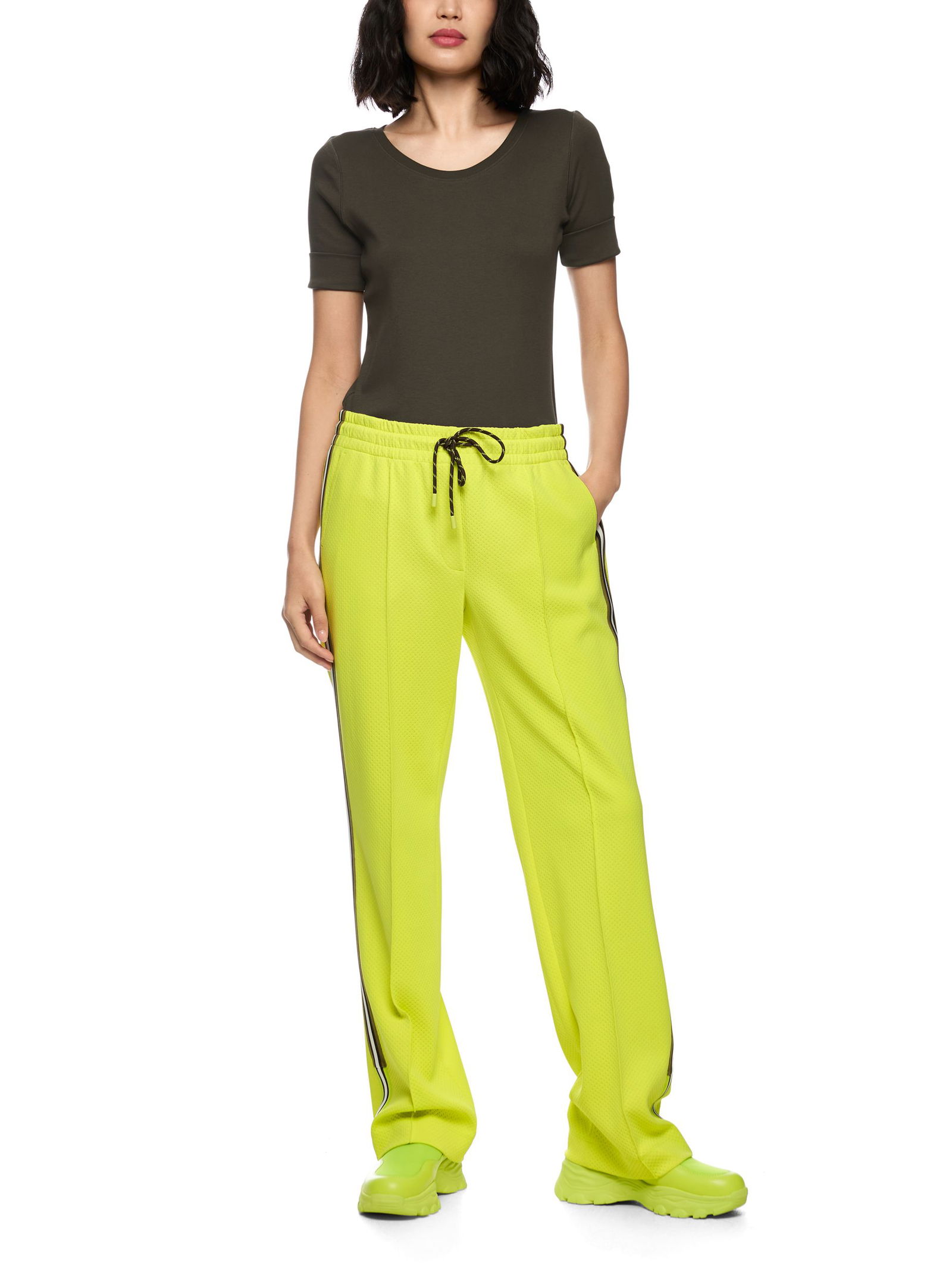 Marc Cain Sports | Basic-Shirt aus Baumwollstretch | 36