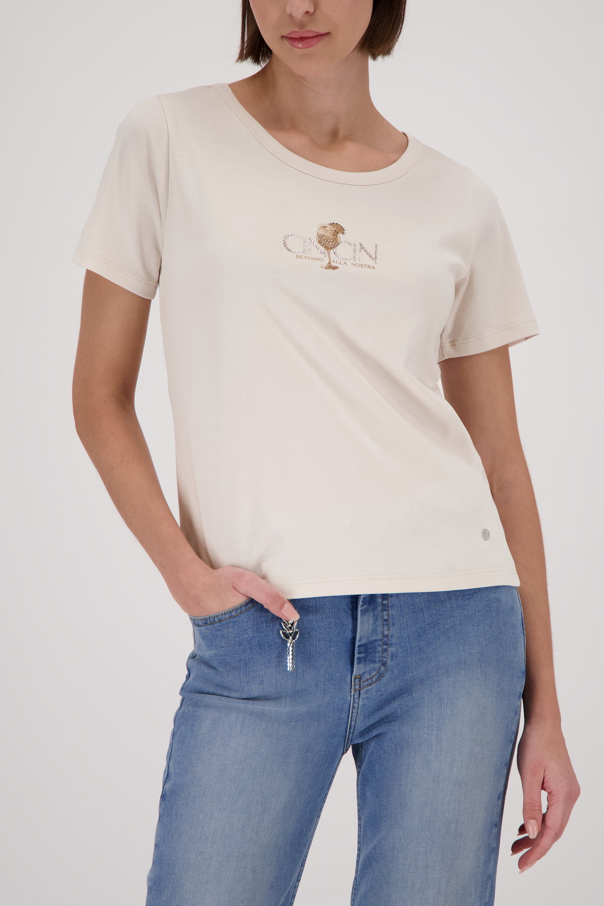 T-Shirt, champagne beige #2