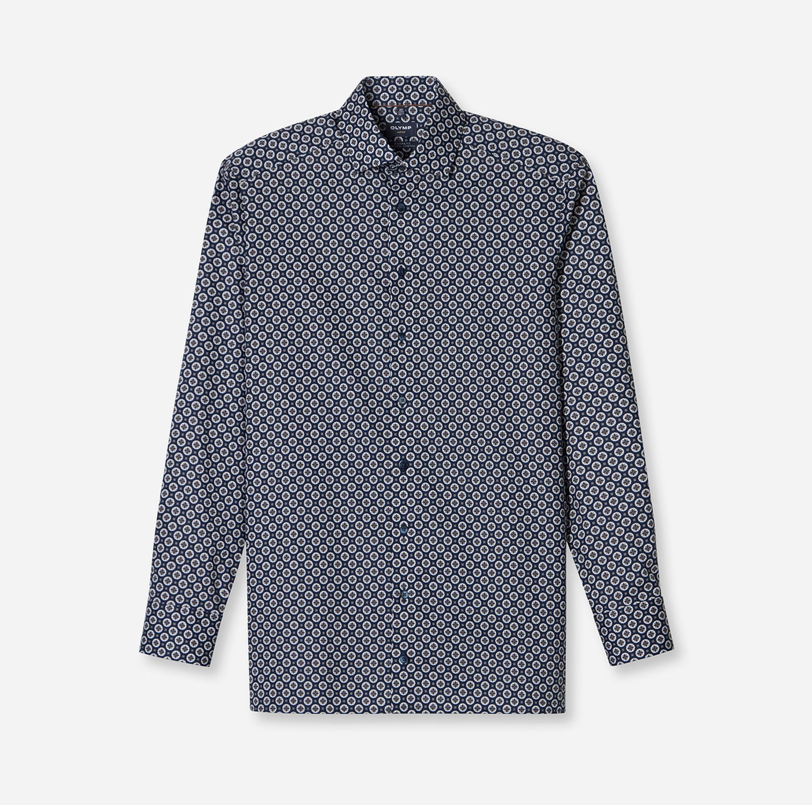 Olymp | Olymp Hemd Modern Fit | 44 | marine