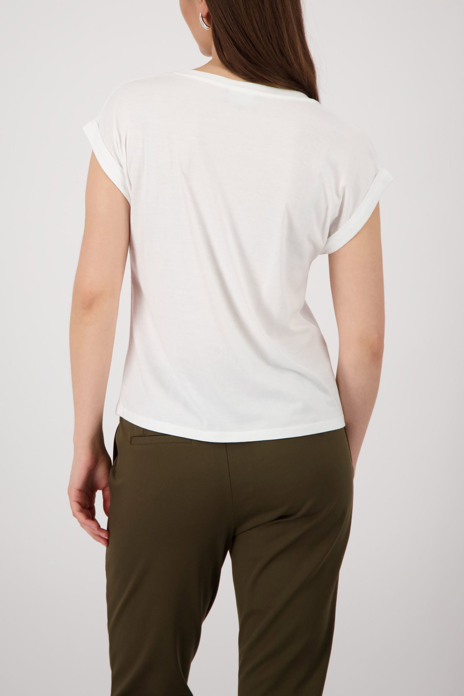 Monari |  T-Shirt, cream | 36