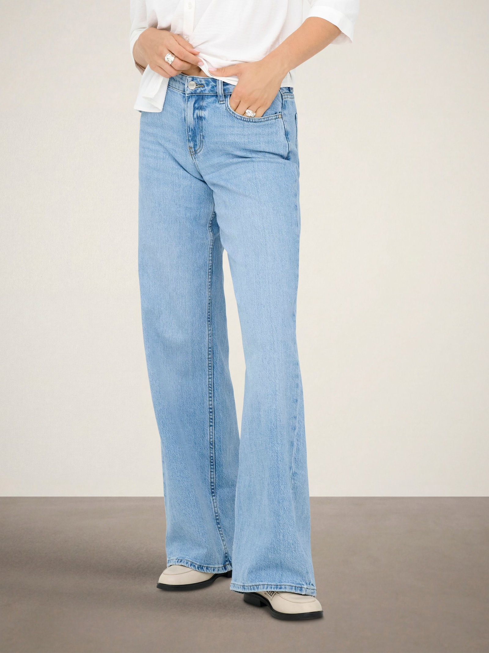 JDY |  JDY Schlaghose  | S/30 | light blue denim