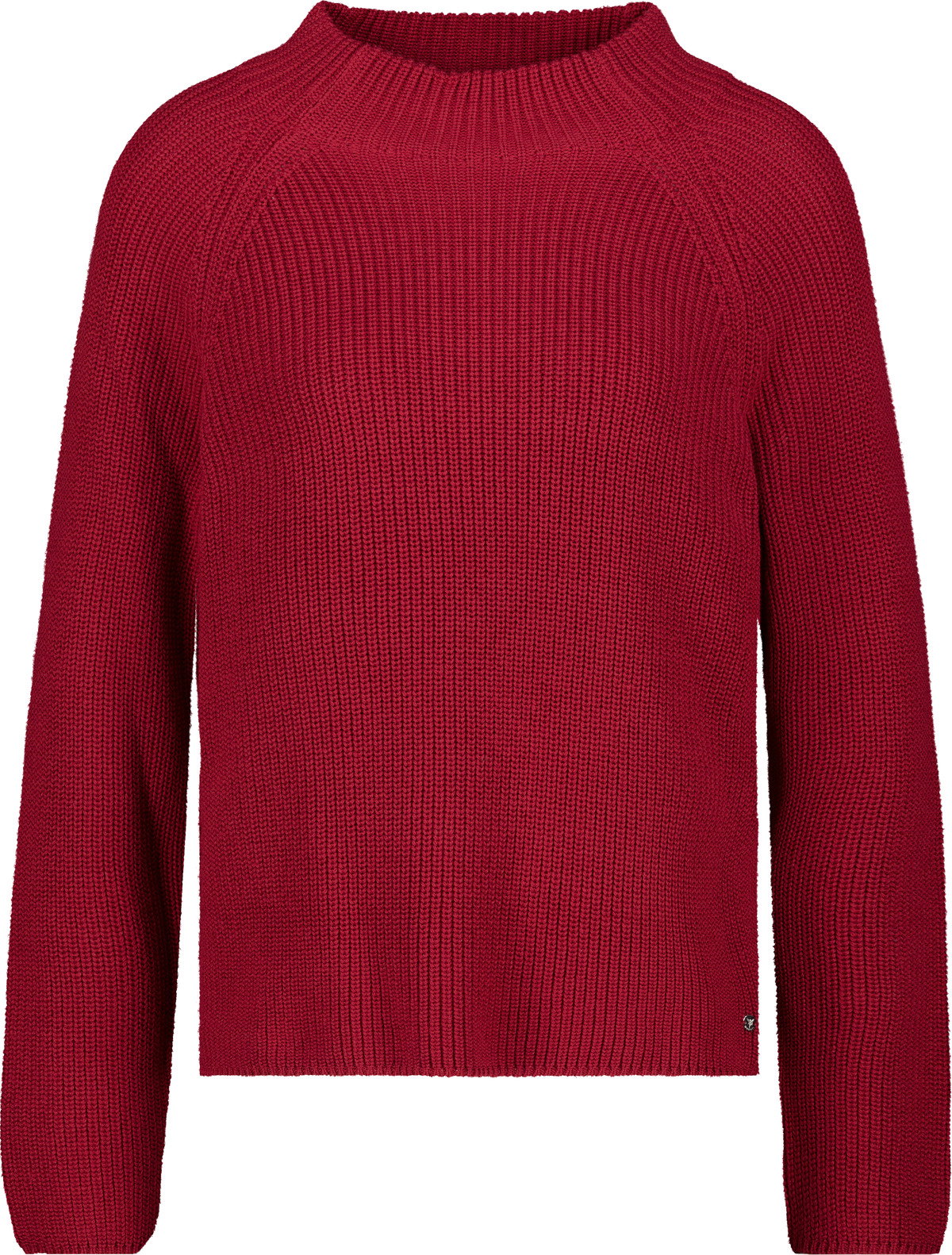 Pullover, red dahlia #1