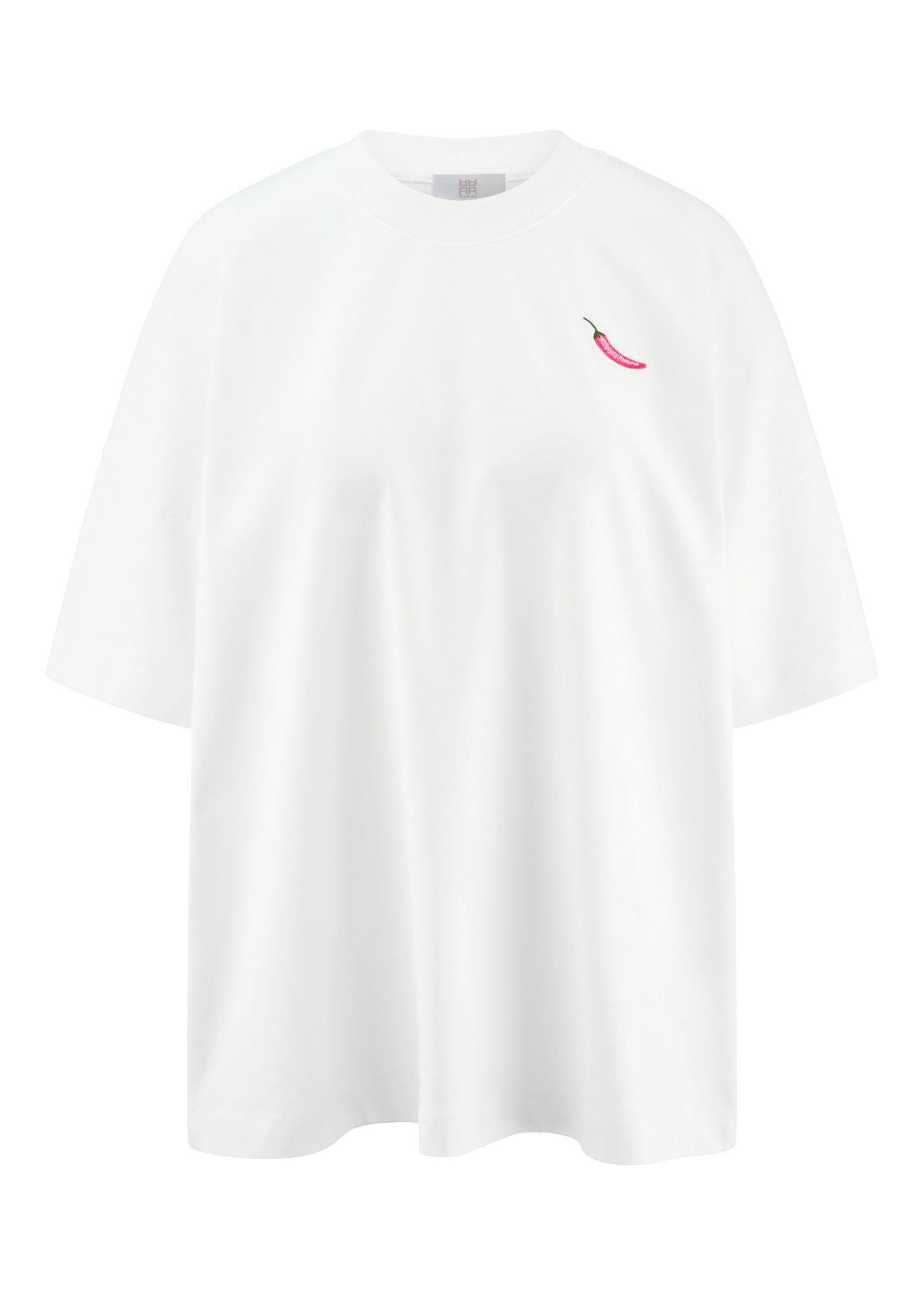 JERSEY 1/2 Arm, offwhite patterned #1
