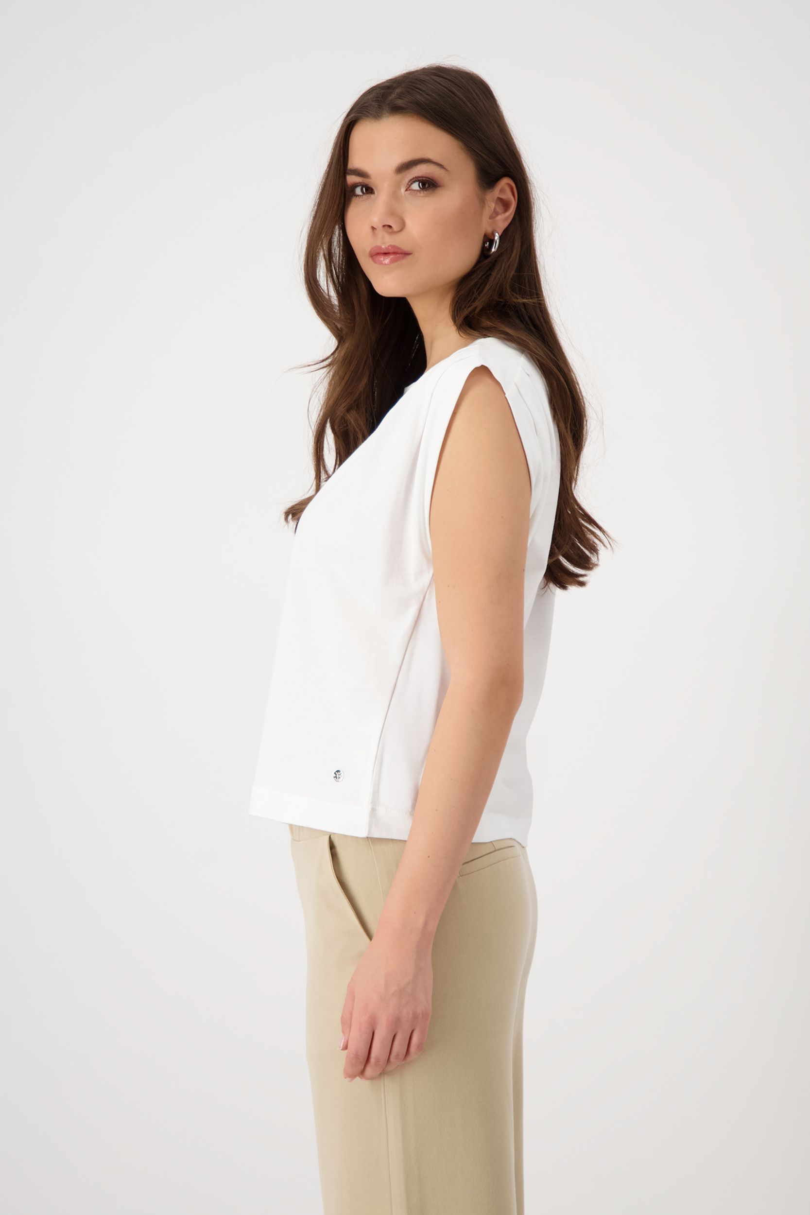 Monari |  T-Shirt, cream | 46