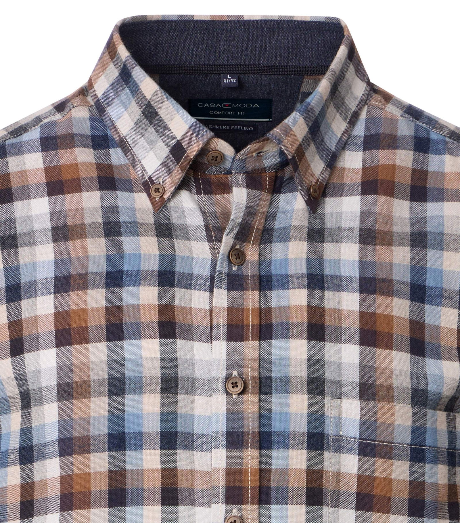 Casa Moda | Casa Moda Hemd Regular Fit | L | blau
