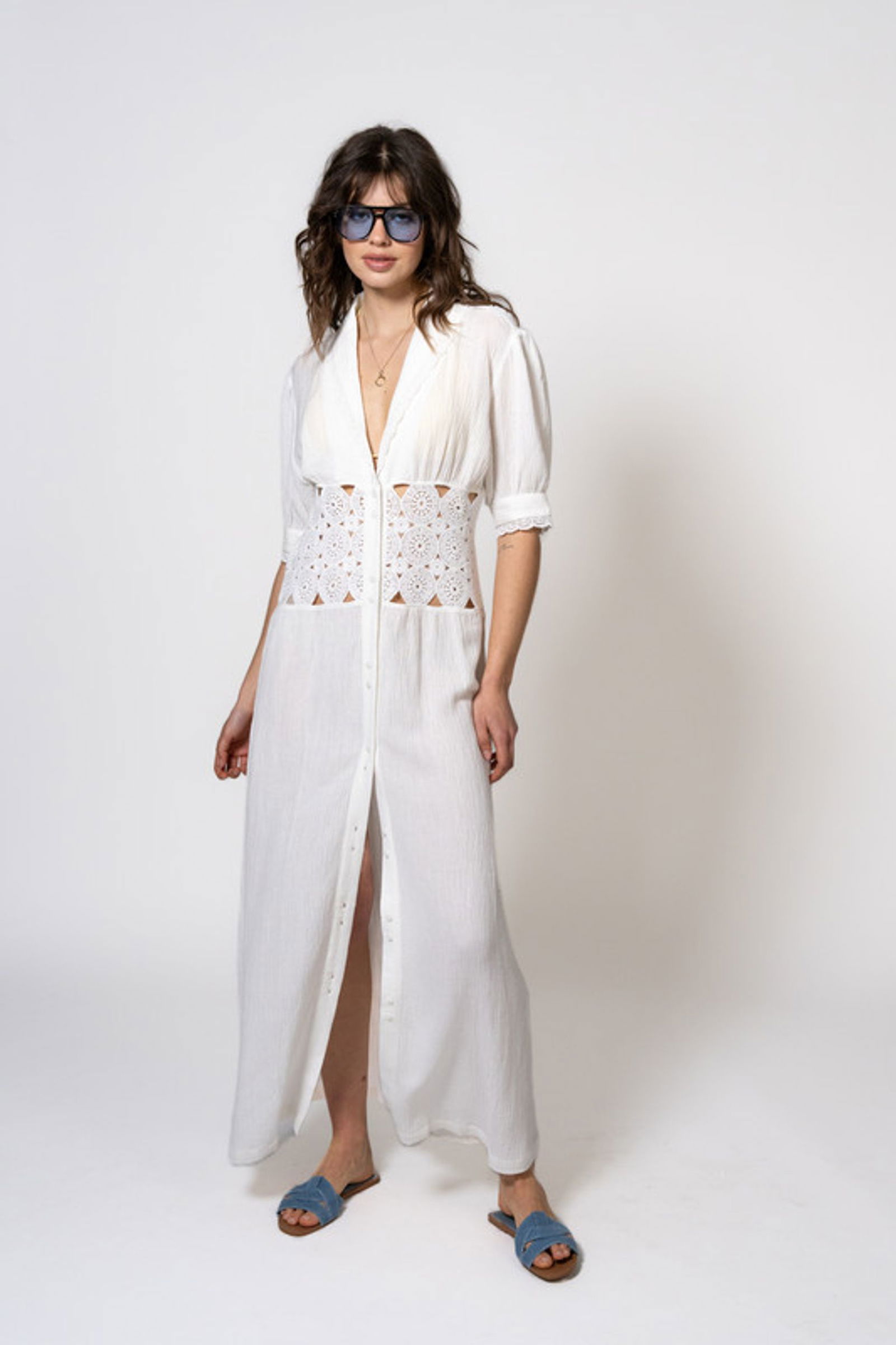 a928c6dc049d93291fc13987f59b2cac Oh April | Oh April Kleid "Westley" | S | offwhite