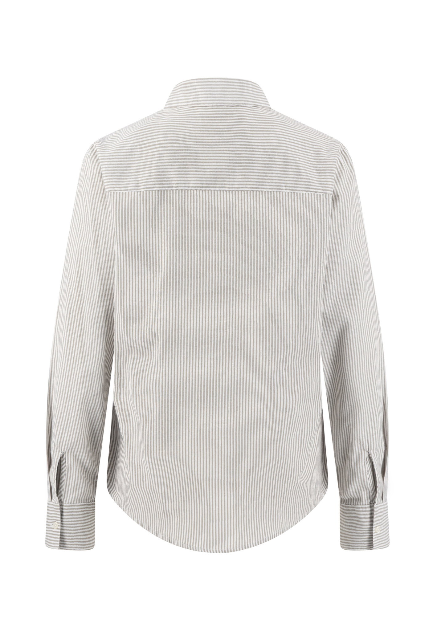 BLOUSE CL OXFORD STRIPE, DUSTY GREEN #2