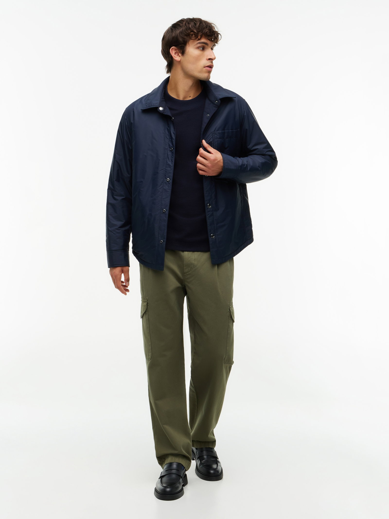 TEXTURED LS TEE, BLUE #5