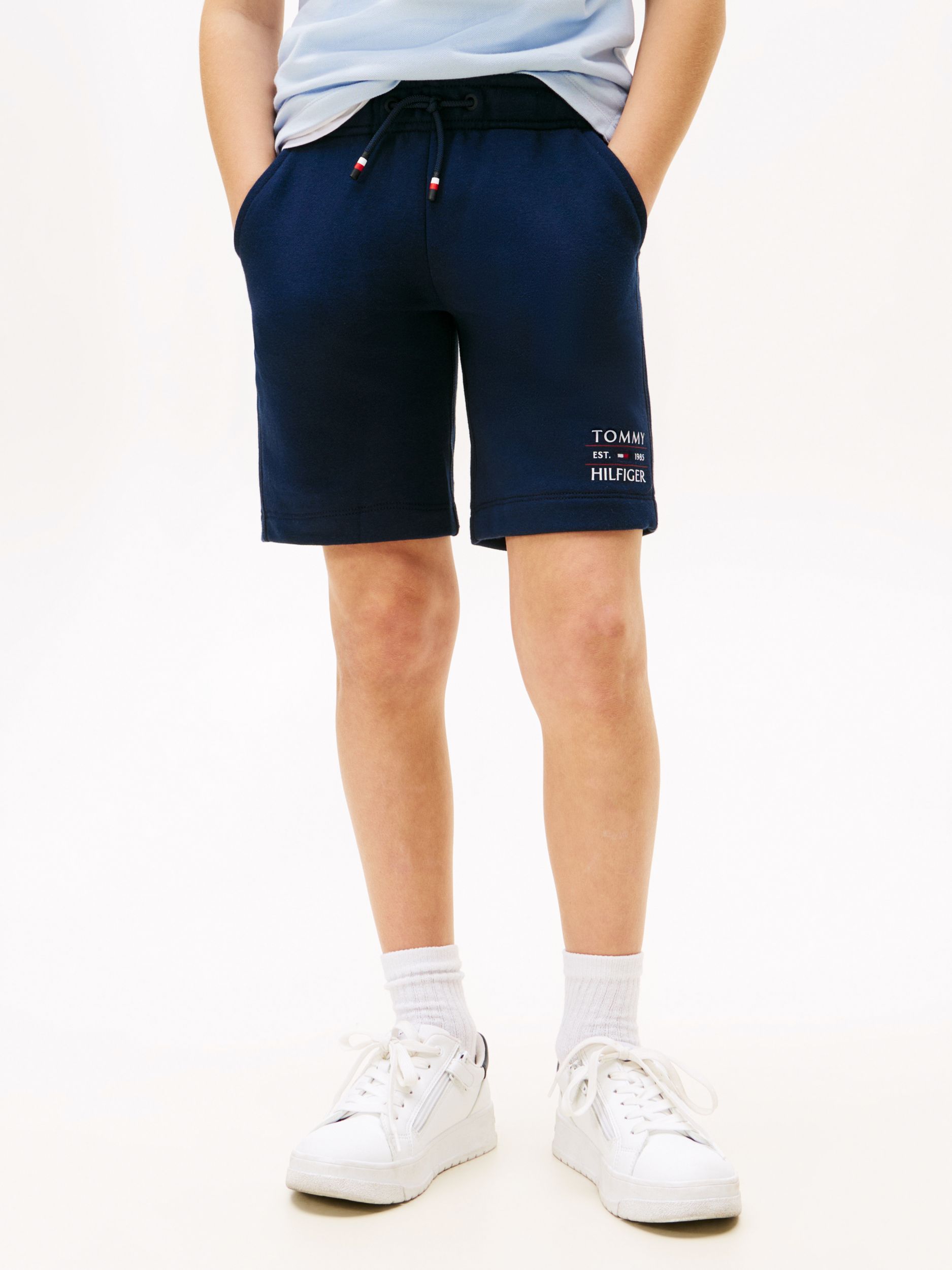 Tommy Hilfiger |  TOMMY FLAG HILFIGER SWEATSHORT | 16 | dark night navy
