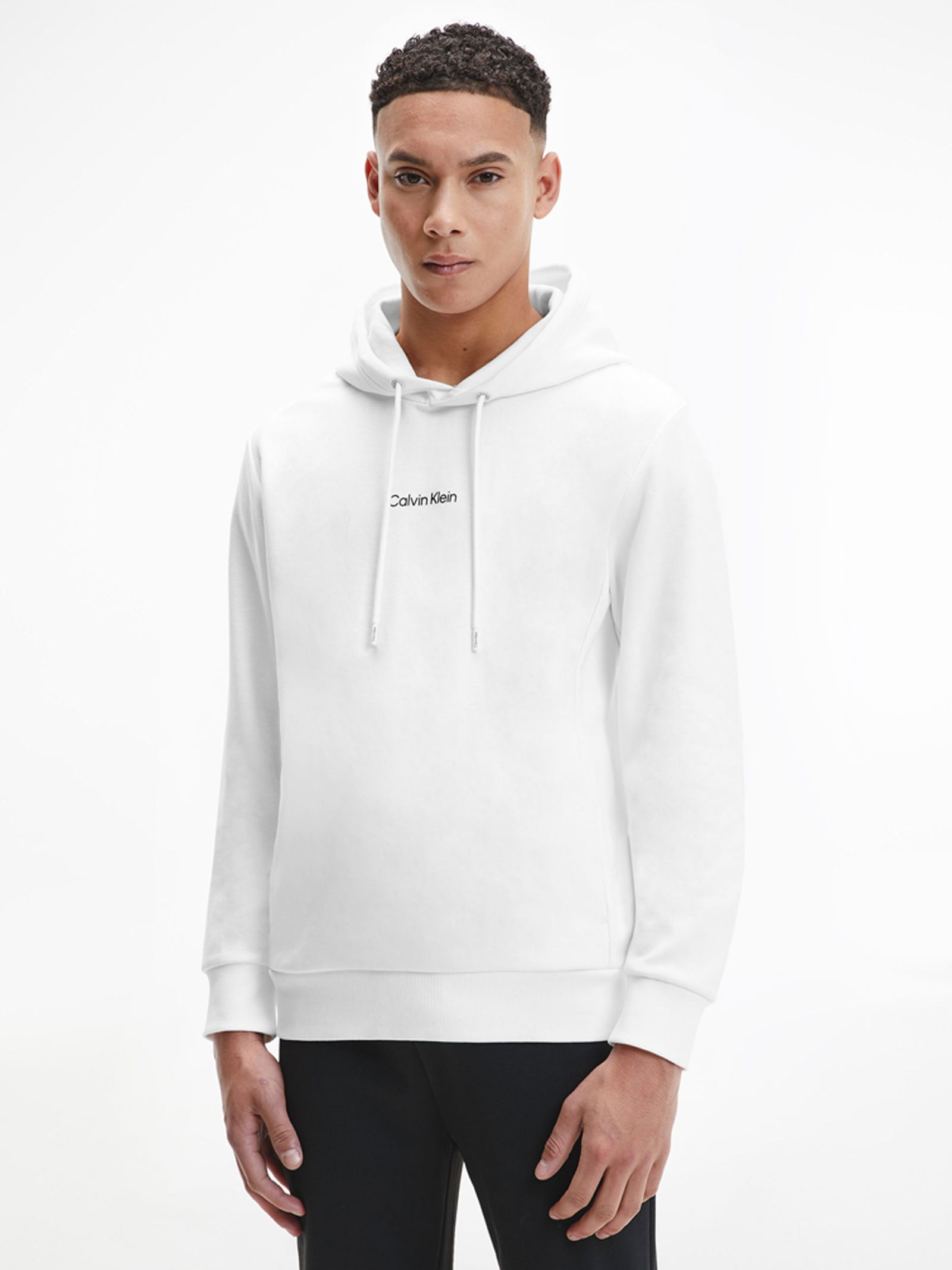 INTERLOCK MICRO LOGO HOODIE