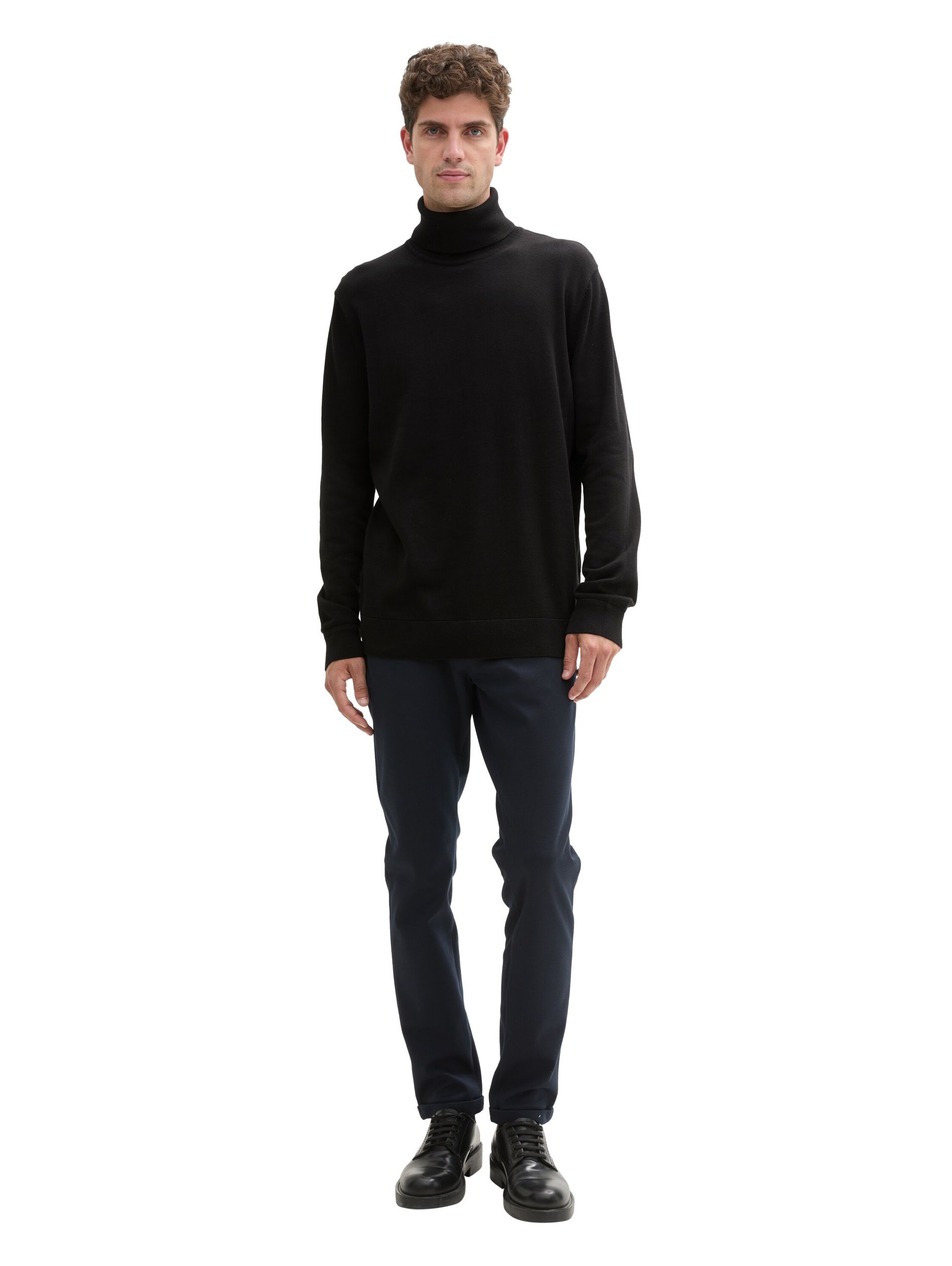 Tom Tailor |  Tom Tailor Rollkragenpullover  | L | black