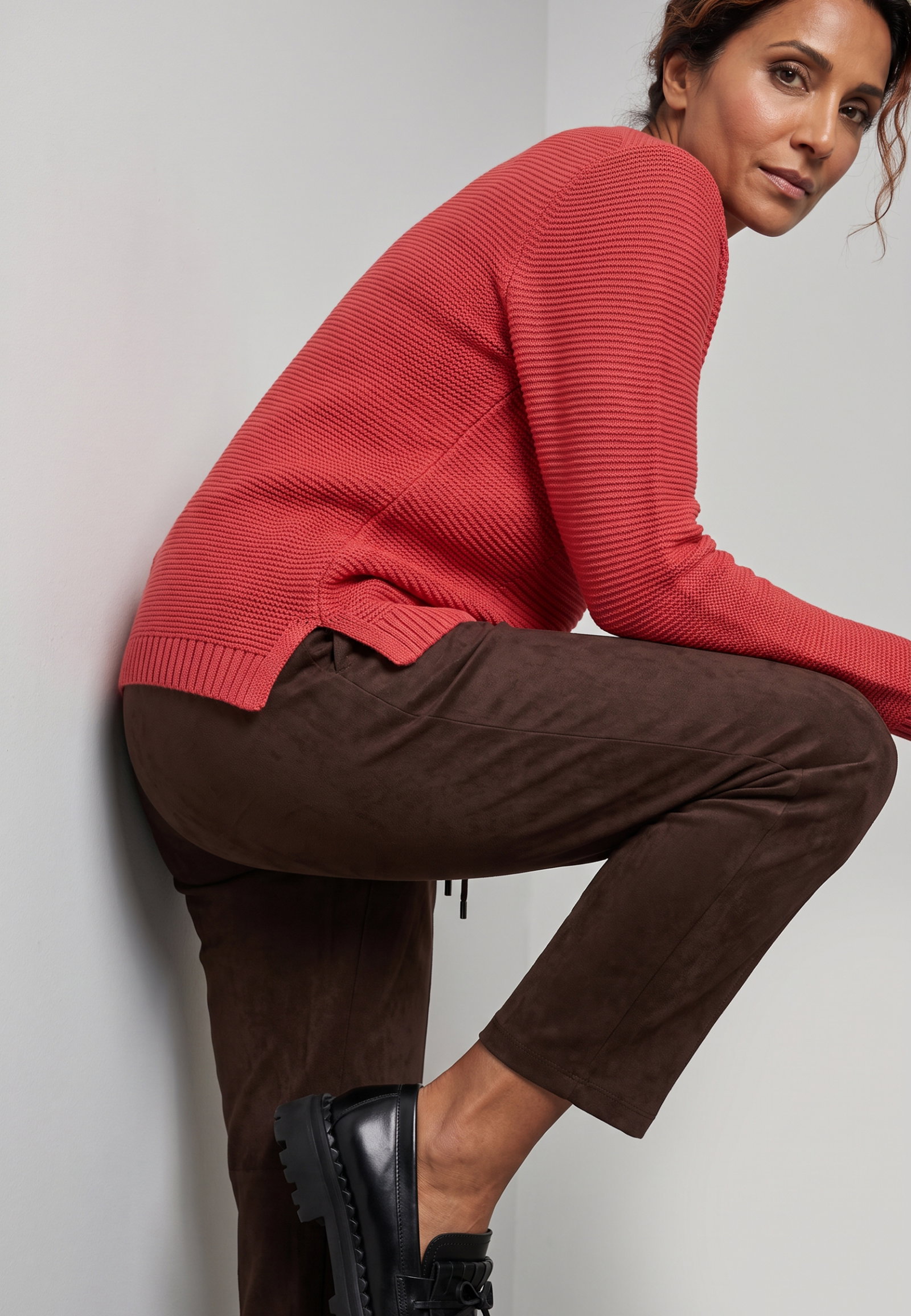 Pullover Long Sleeves, Sienna Red #3