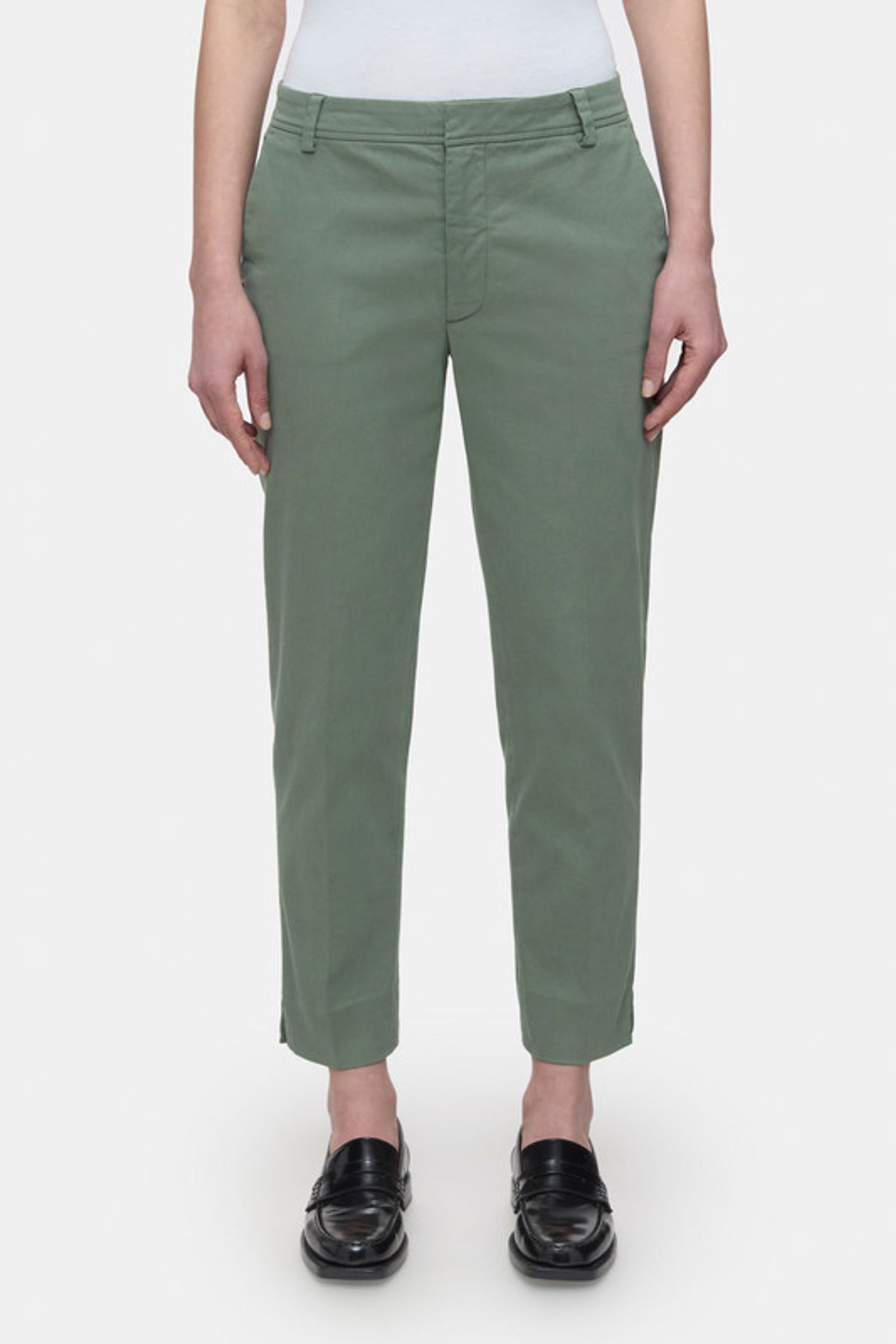 a13134ee02143cb17e993c3f70eaa48d Closed | Closed Slim-Fit Hose aus Bio-Baumwollmix | 29 | dark night