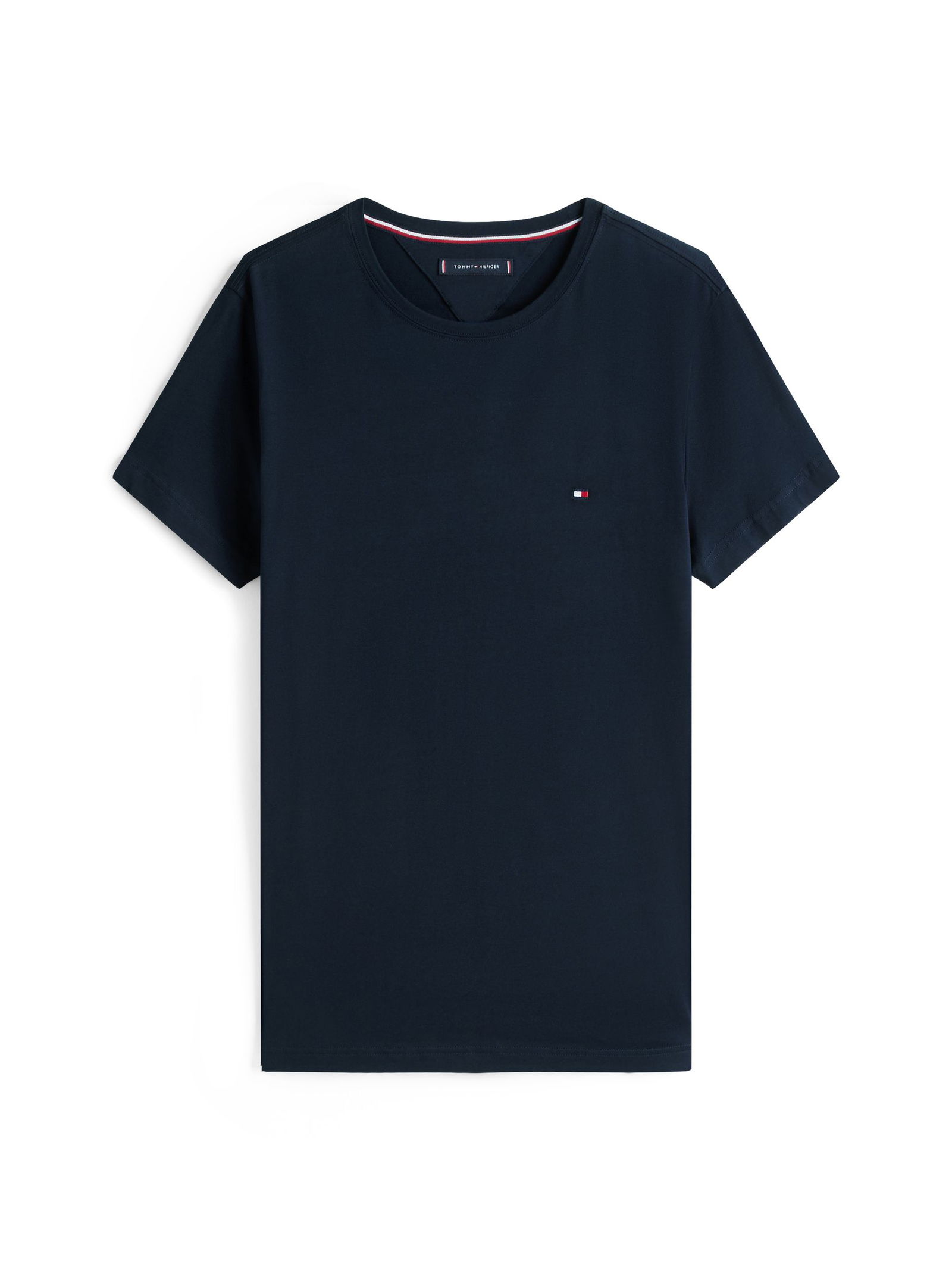 Tommy Hilfiger |  CORE STRETCH SLIM C-NECK TEE | M | desert sky