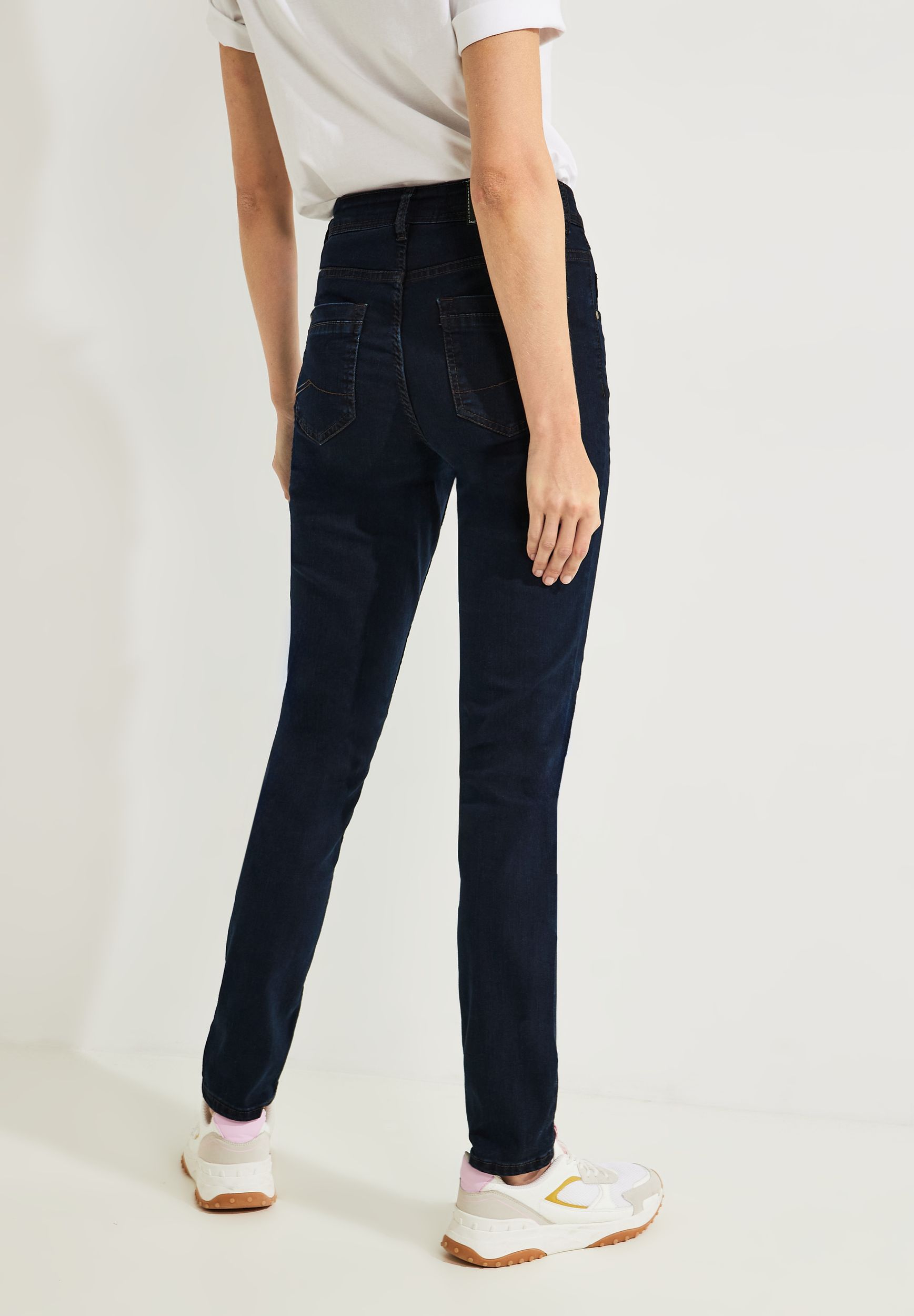 CECIL |  CECIL Slim Jeans  | 30/30 | blue black washed