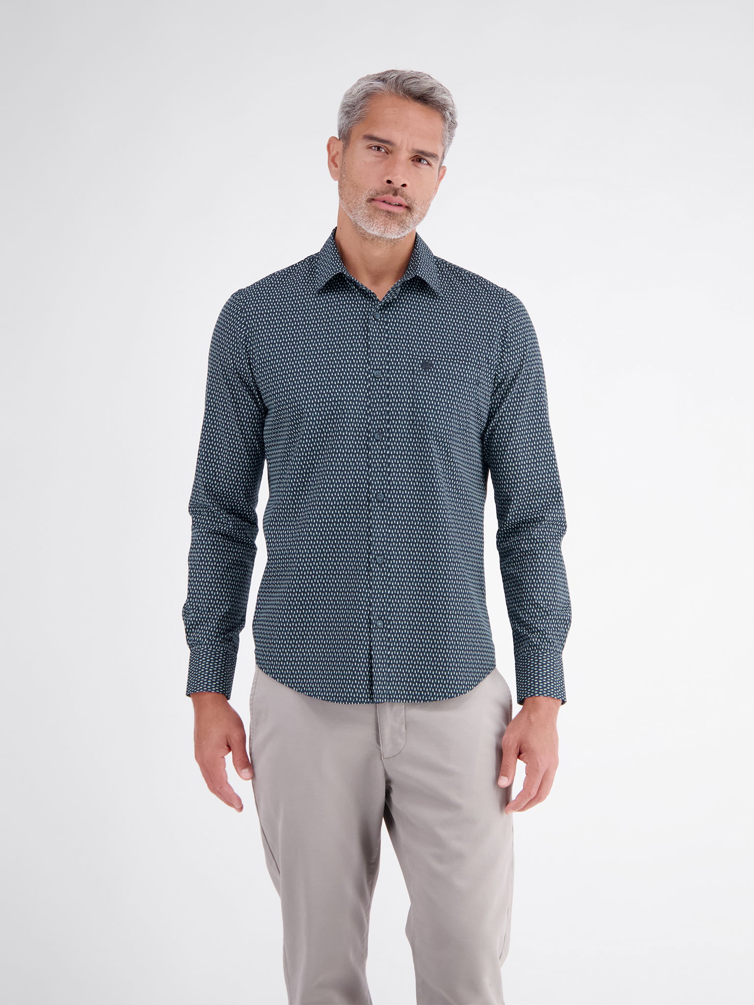 HEMD 1/1 ARM, CLASSIC NAVY #3