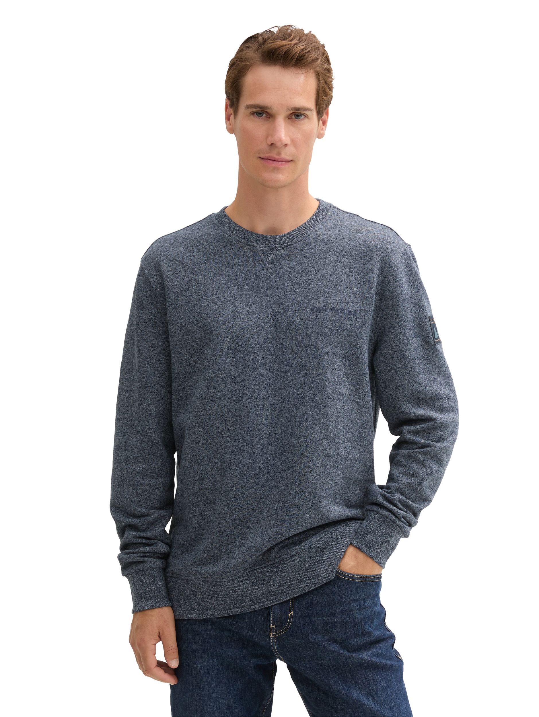 Tom Tailor |  Tom Tailor Pullover  | M | navy grindle structure