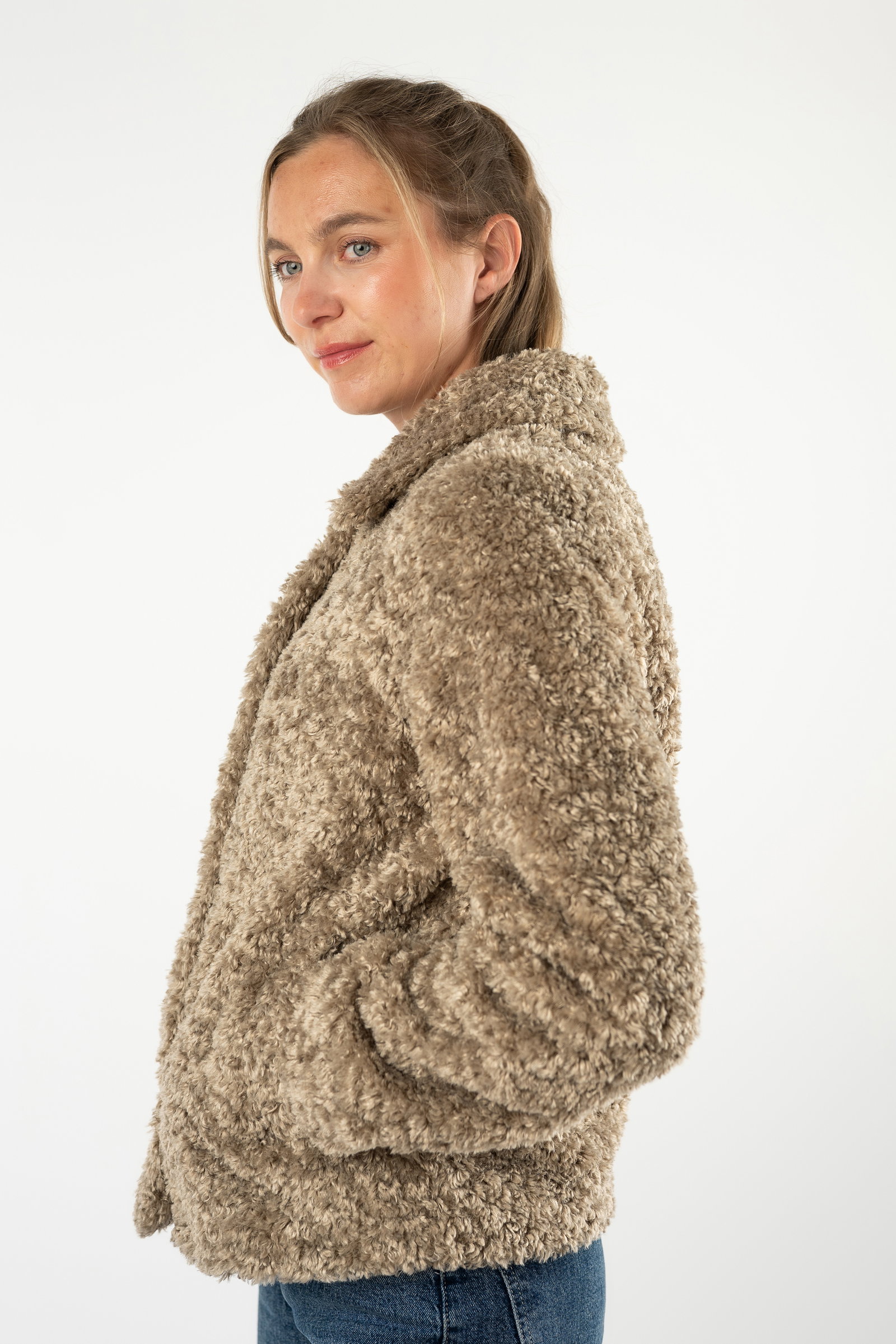 Mauritius Gipsy Flauschjacke 2WWynn, taupe #2