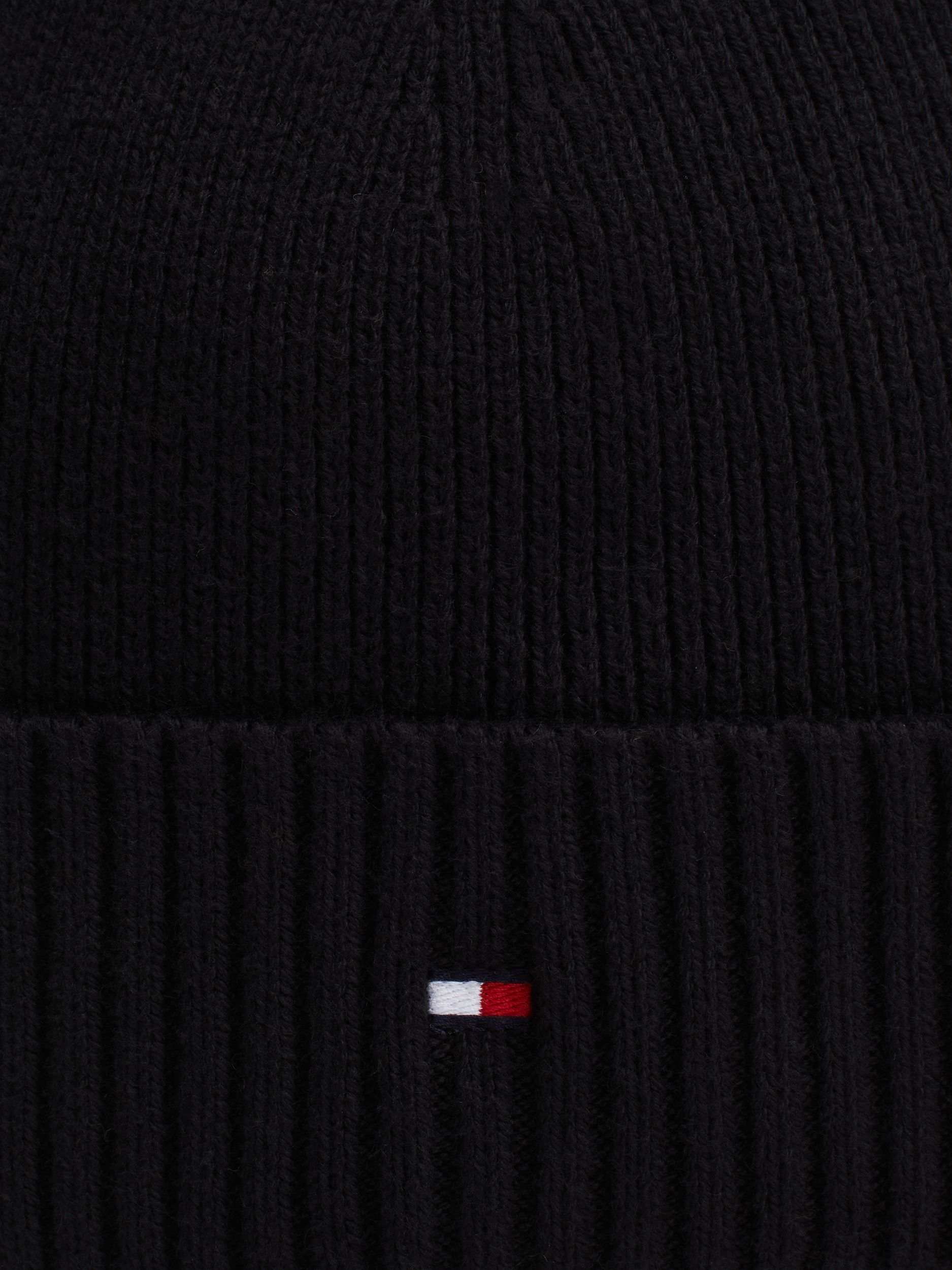 Tommy Hilfiger |  Tommy Hilfiger: FlagCotton Beanie | OS | charcoal grey