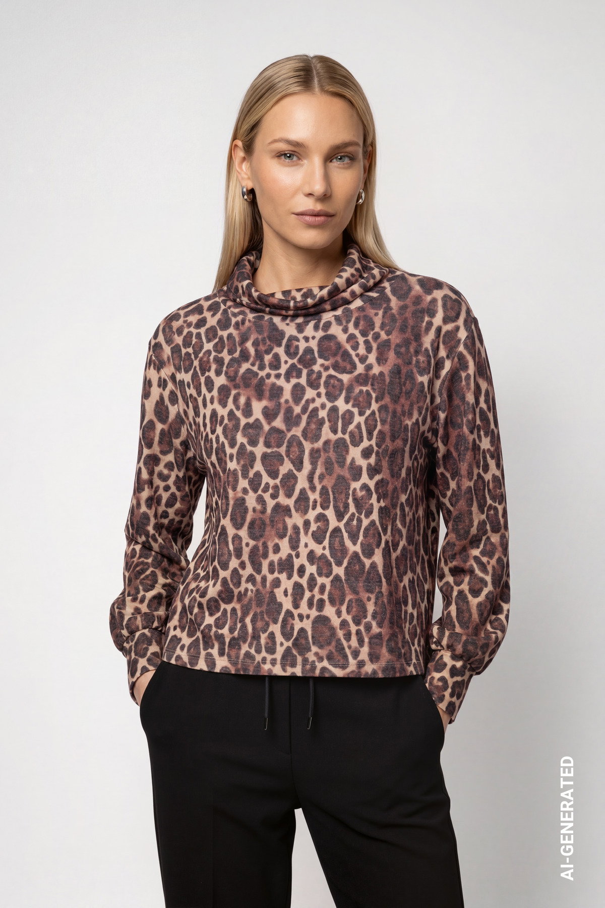 Pullover, hazel gemustert #2
