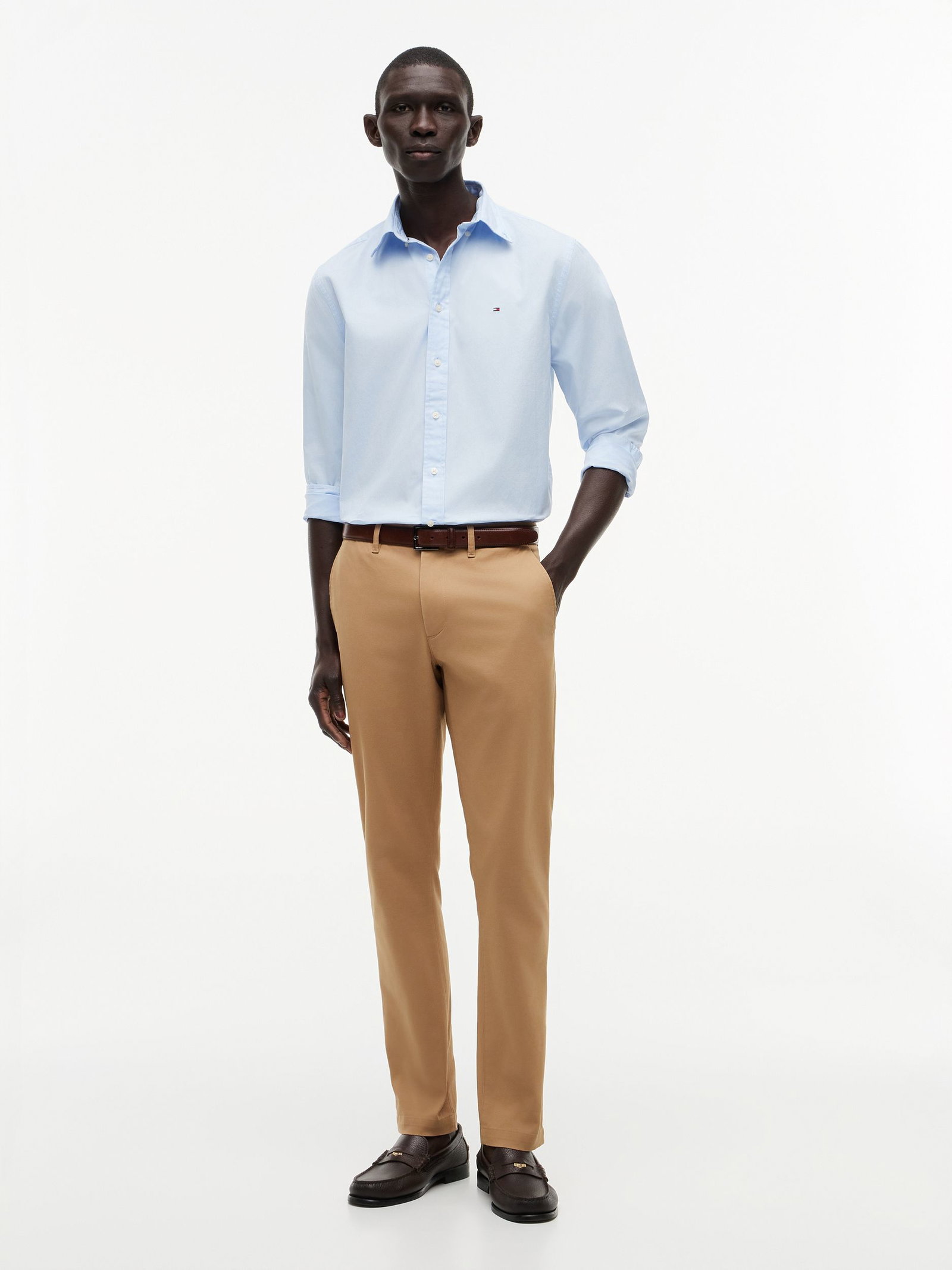 Tommy Hilfiger |  Tommy Hilfiger Hemd Regular Fit  | L | sweet blue