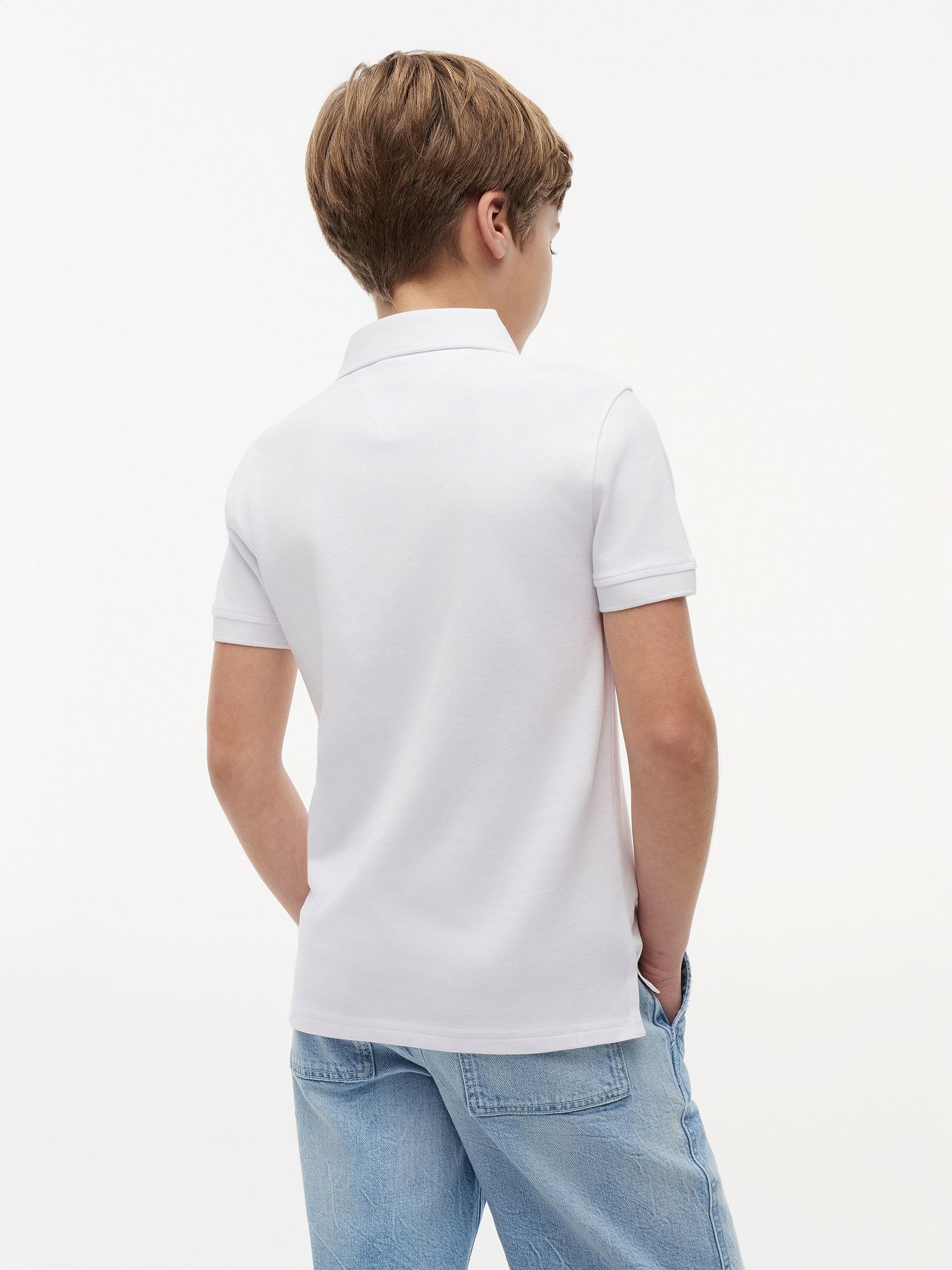 d079c454e5190061b7af6ed4fb9349a4 Tommy Hilfiger | BOYS TOMMY POLO S/S | 152 | WHITE