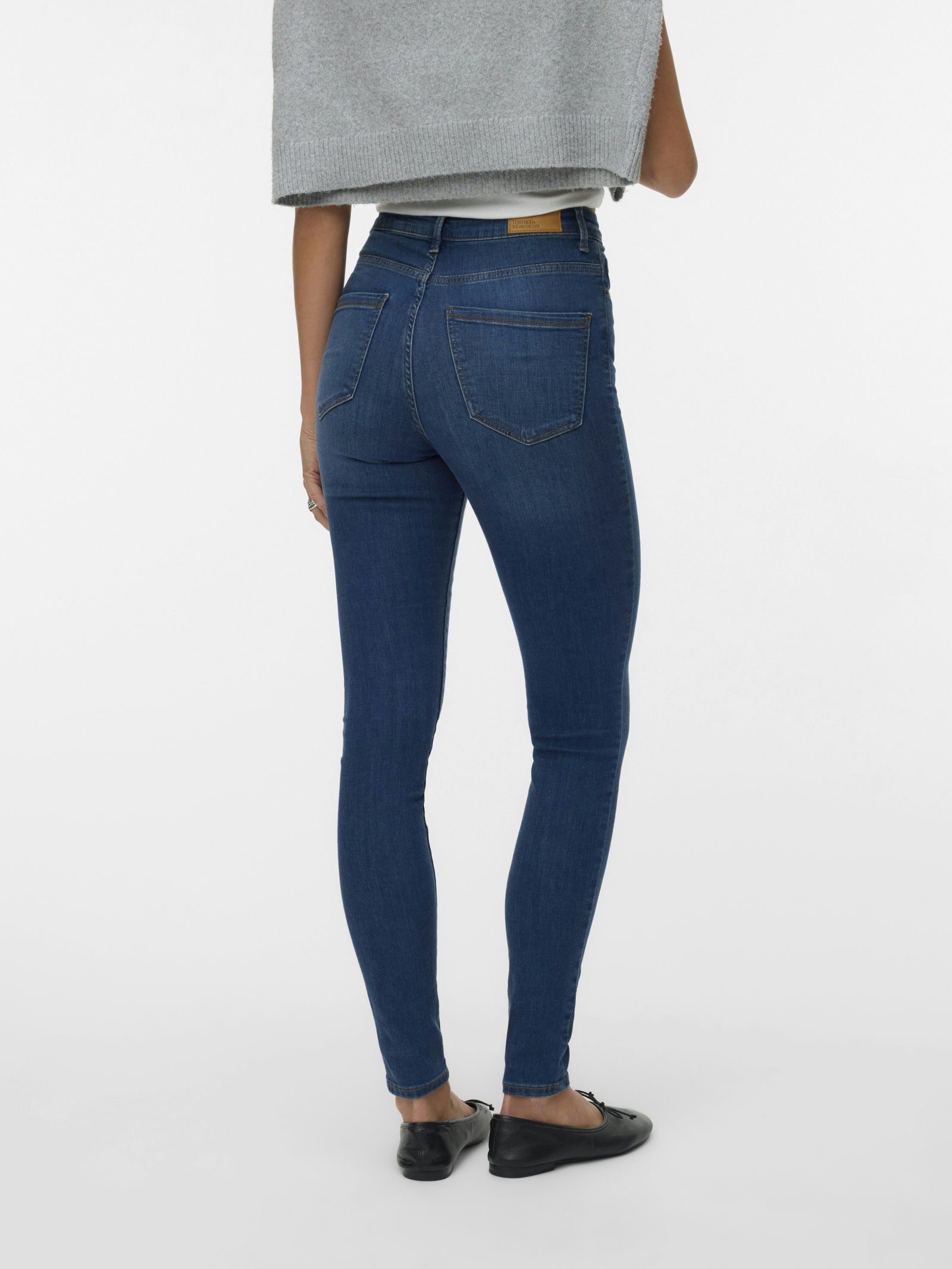 VMSOPHIA HW SKINNY JEANS MD BL NOOS, Medium Blue Denim #1