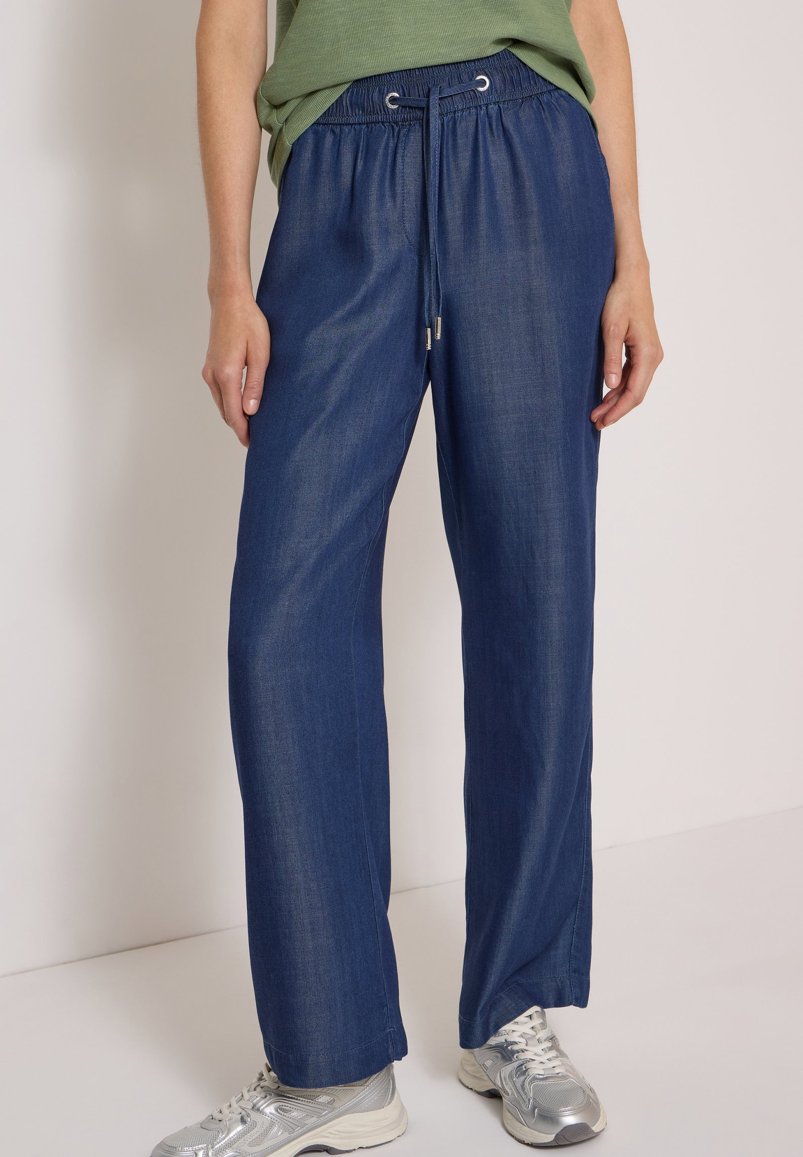Style Neele Tencel Dark Blue, Dark blue wash #7