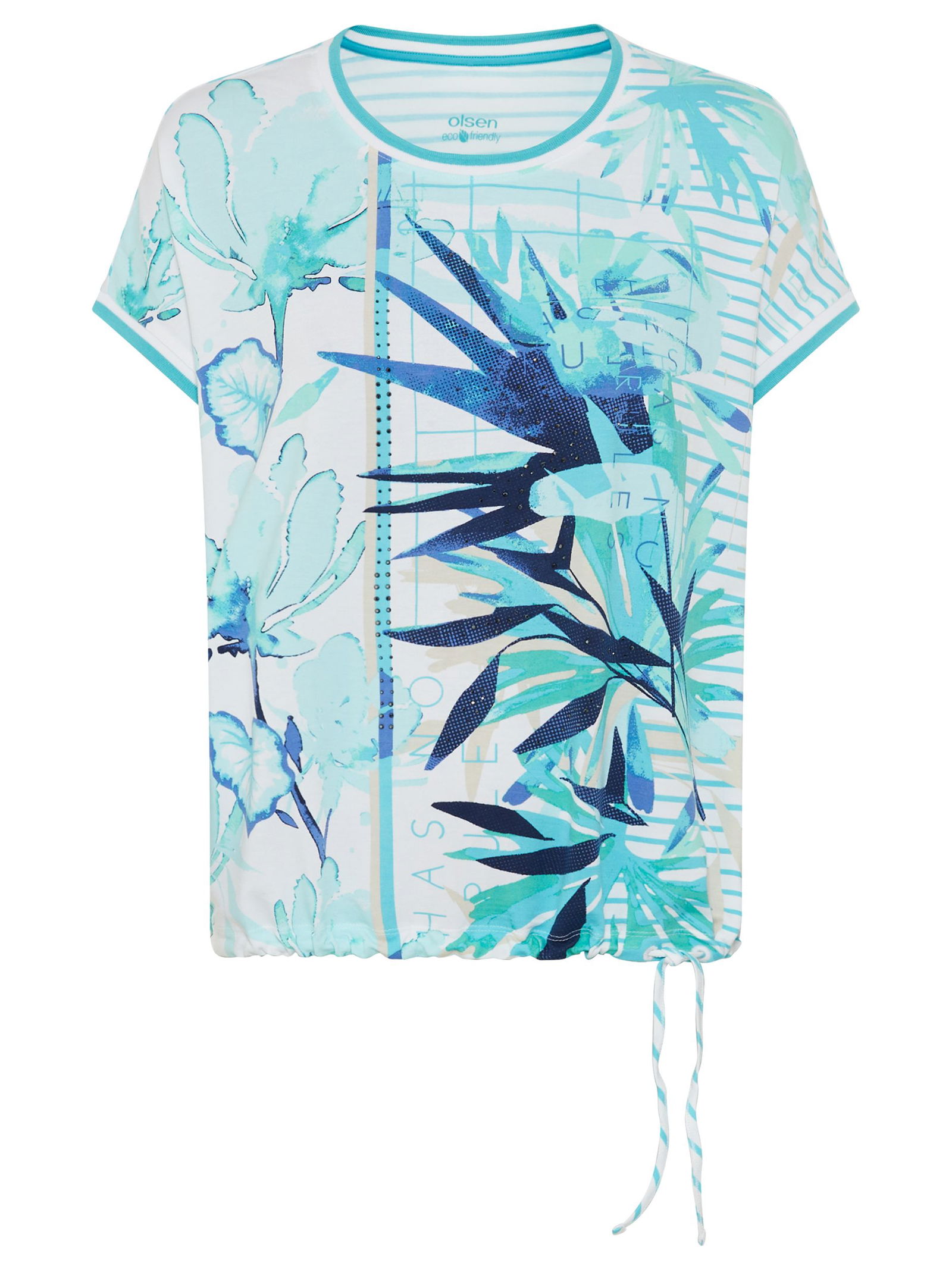 Olsen |  T-Shirt Short Sleeves | 46 | aruba blue