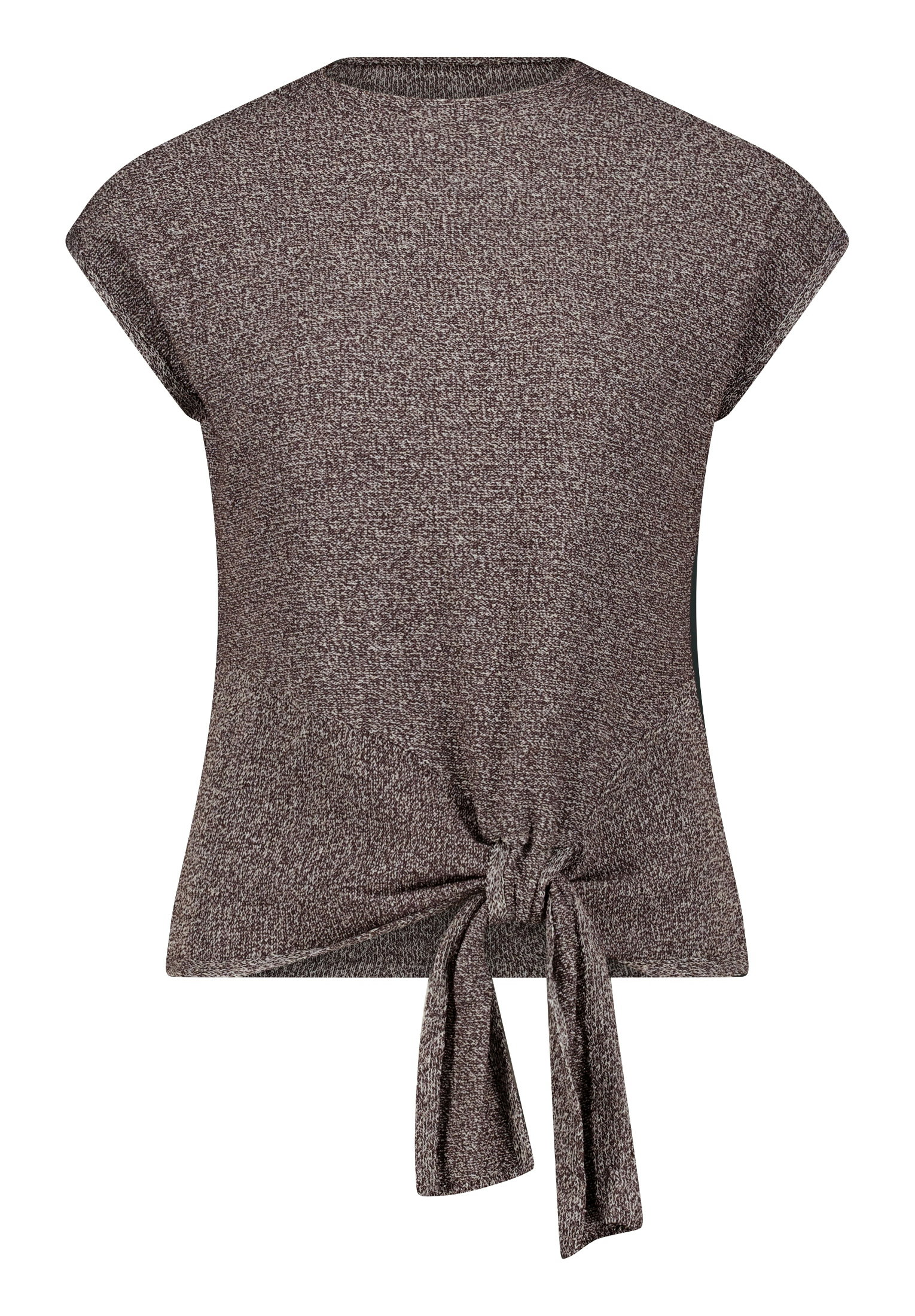 Shirt Kurz 1/2 Arm, Brown Melange #1