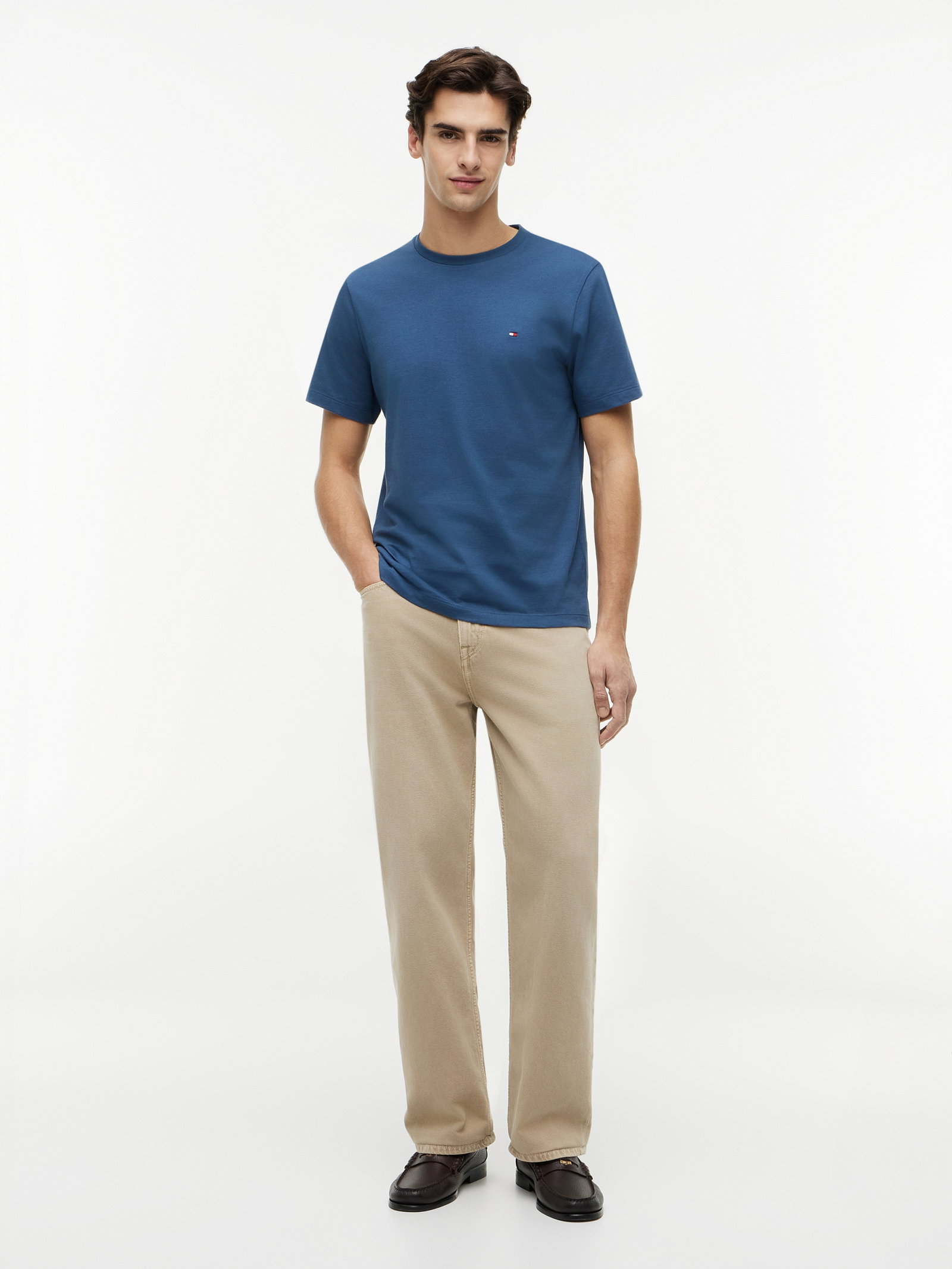 ESS SEASONAL REG FIT SOLID TEE, BLUE #5