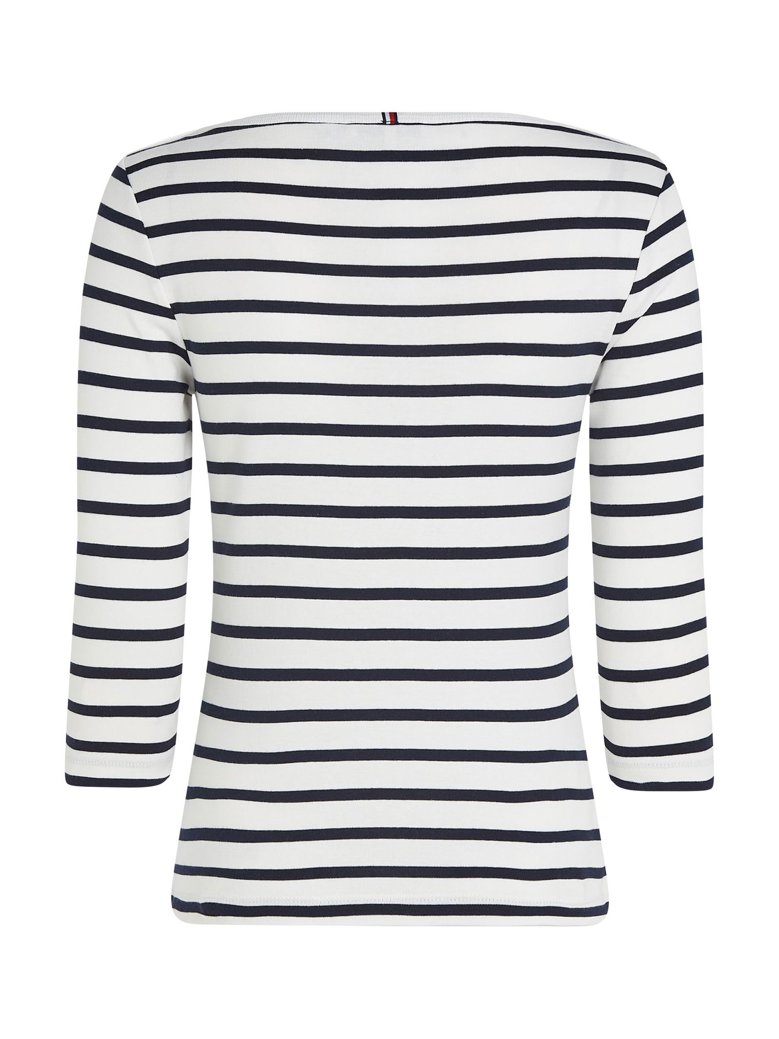 Tommy Hilfiger |  Tommy Hilfiger Shirt  | XXXL | breton ecru/dark night navy stp
