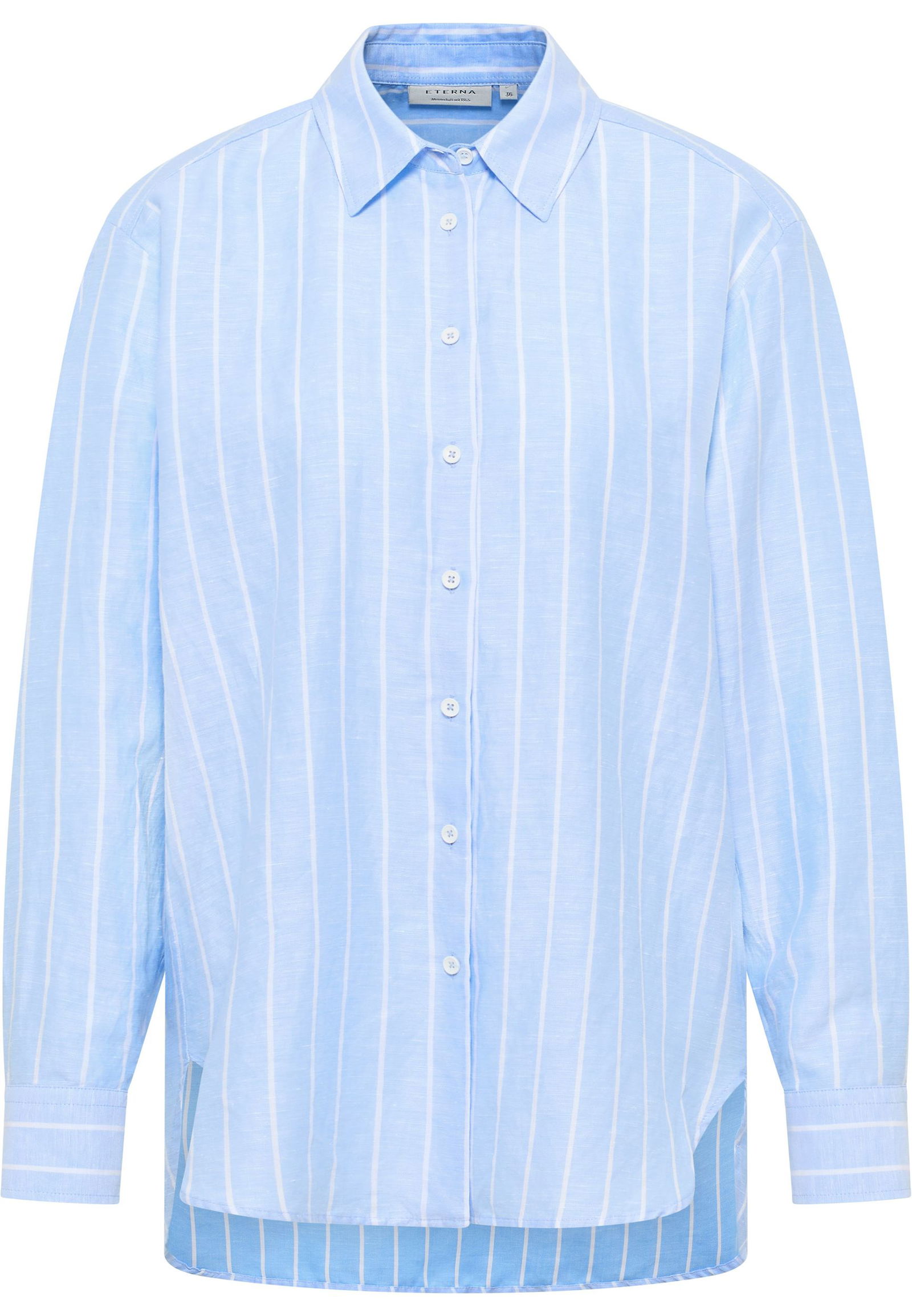 Eterna |  Eterna Bluse aus Leinen  | 38 | hellblau