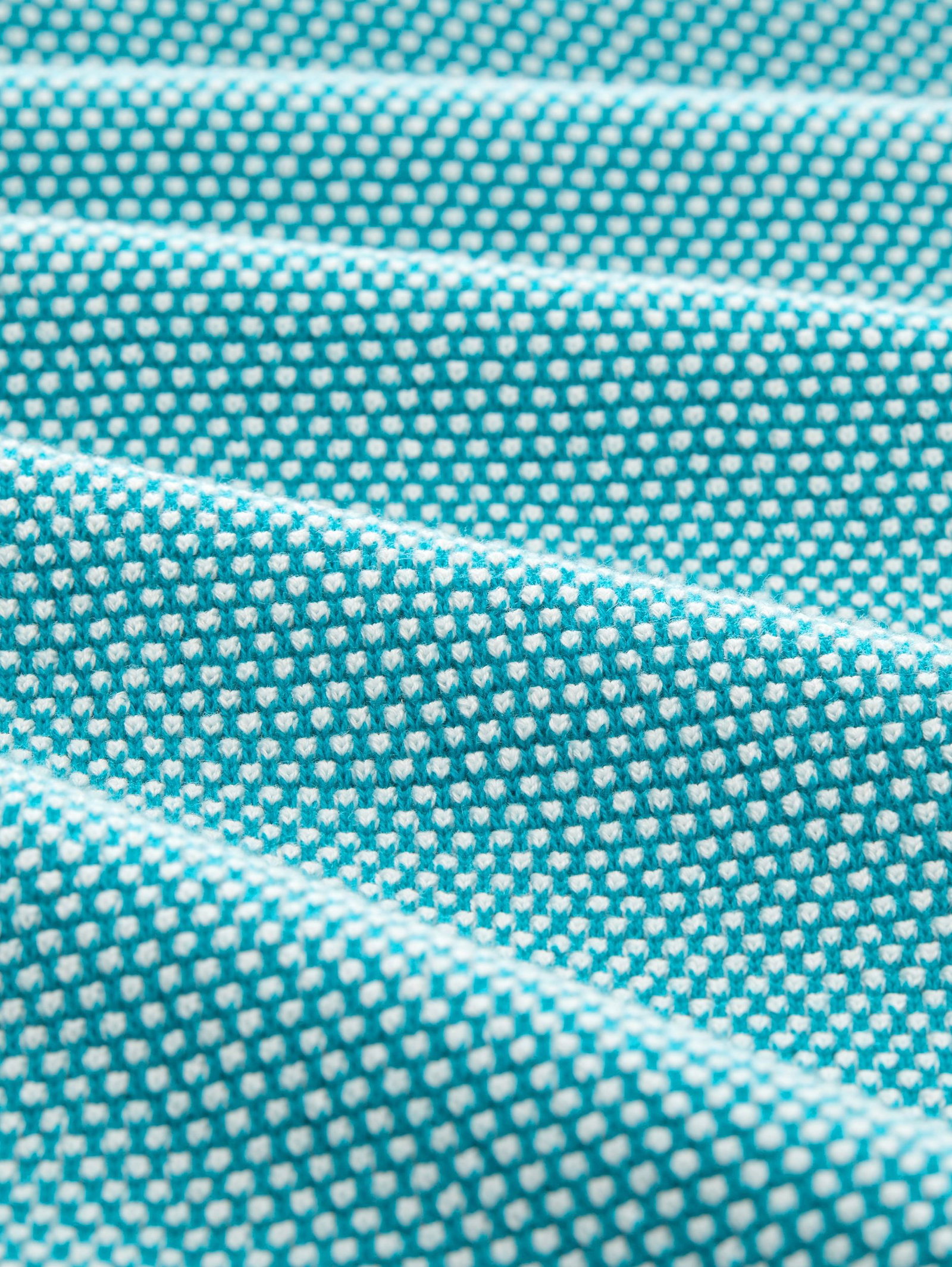 Tom Tailor |  Tom Tailor Pullover  | L | teal blue bubble structure