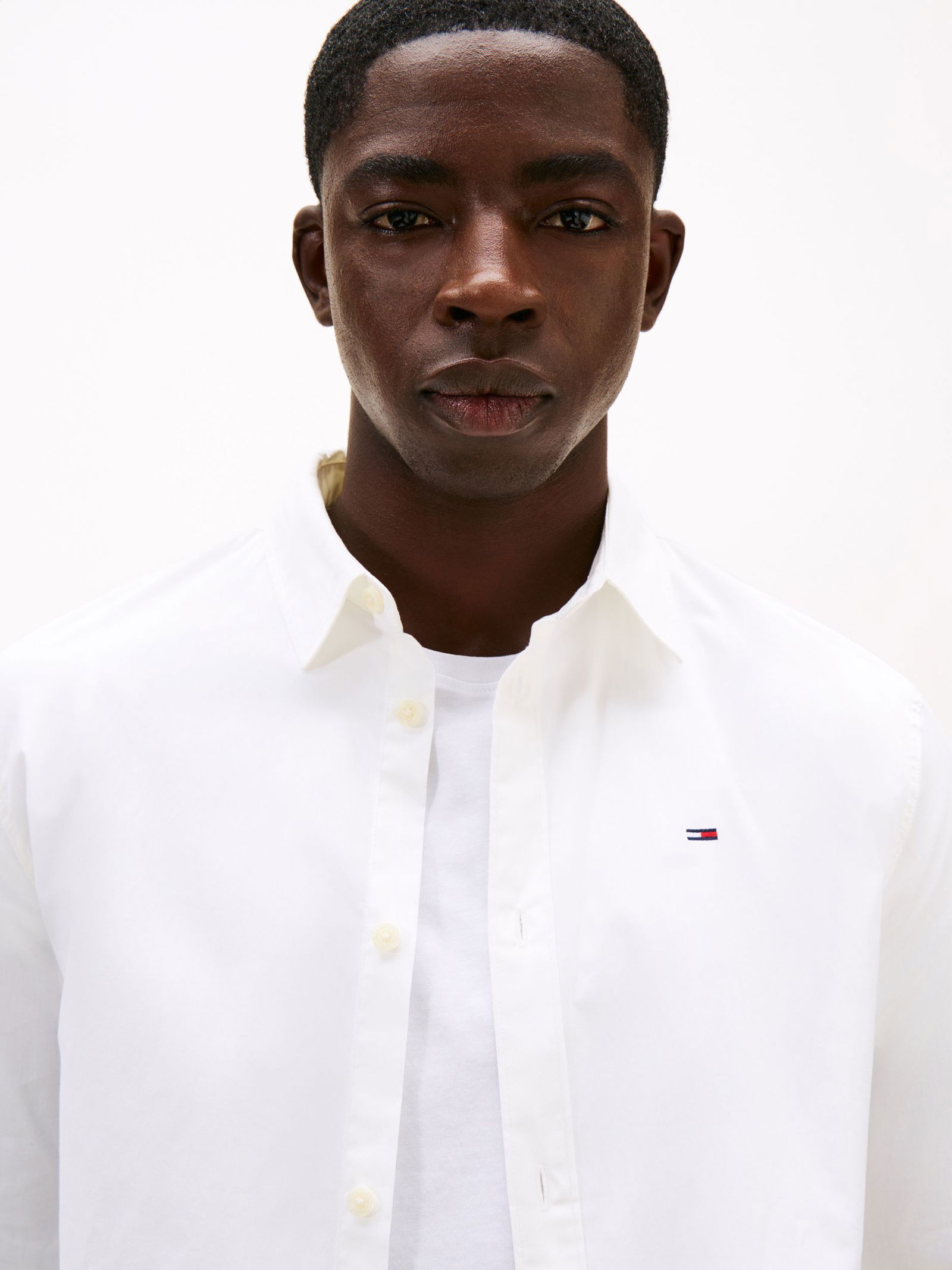 Tommy Jeans |  Tommy Jeans Hemd Regular Fit  | L | classic white