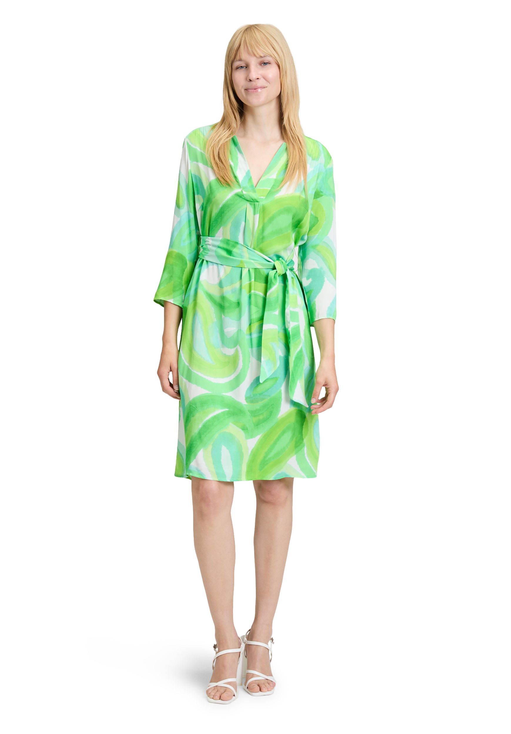 Betty Barclay |  Betty Barclay Blusenkleid | 44 | cream/green