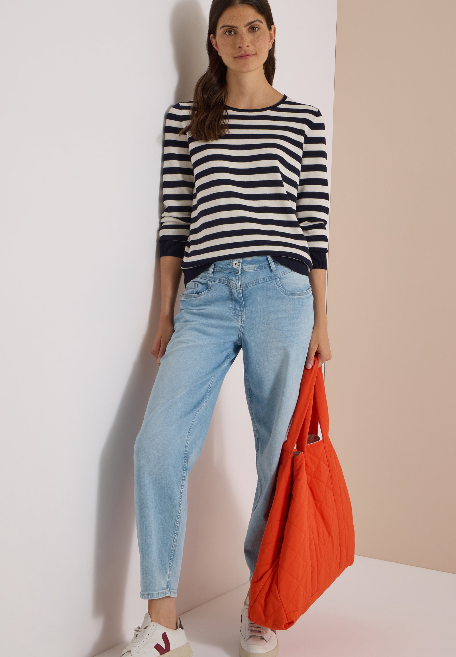 TOS_Striped Roundneck, urban dark blue #5