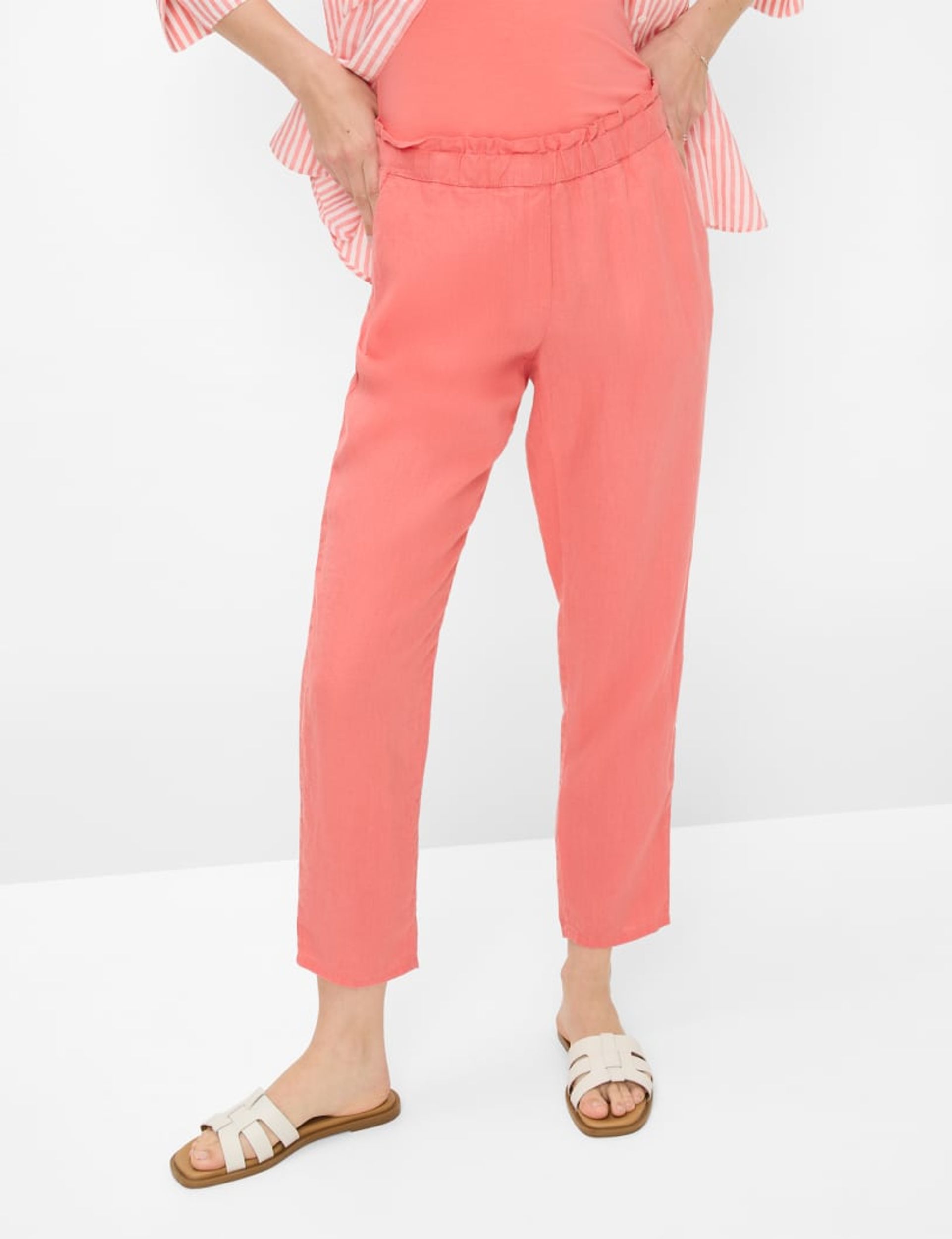 Brax |  Brax Leinenhose Style "Mona S" | 36 | fire