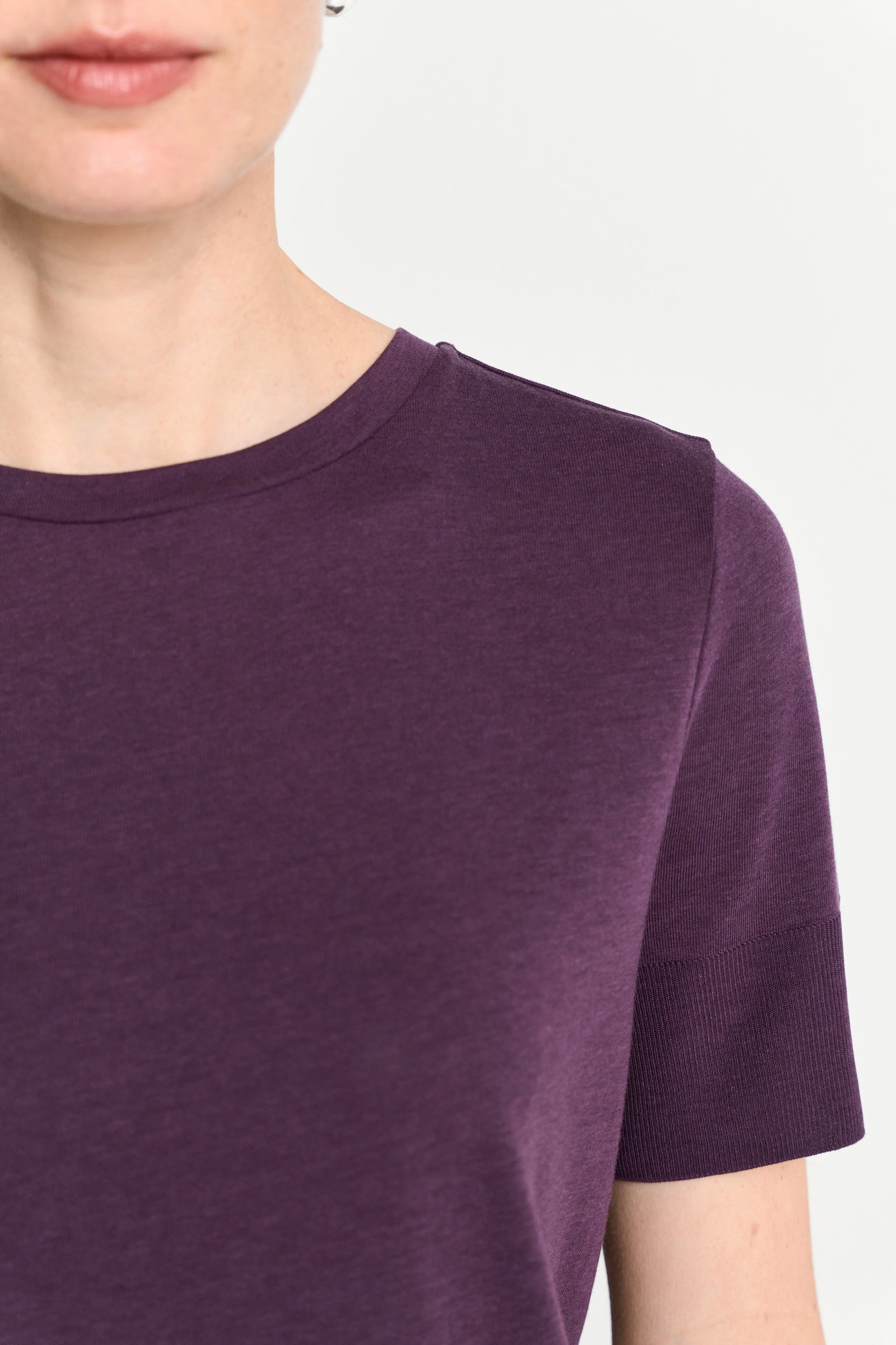 T Fineknit Shirt, mulberry #5