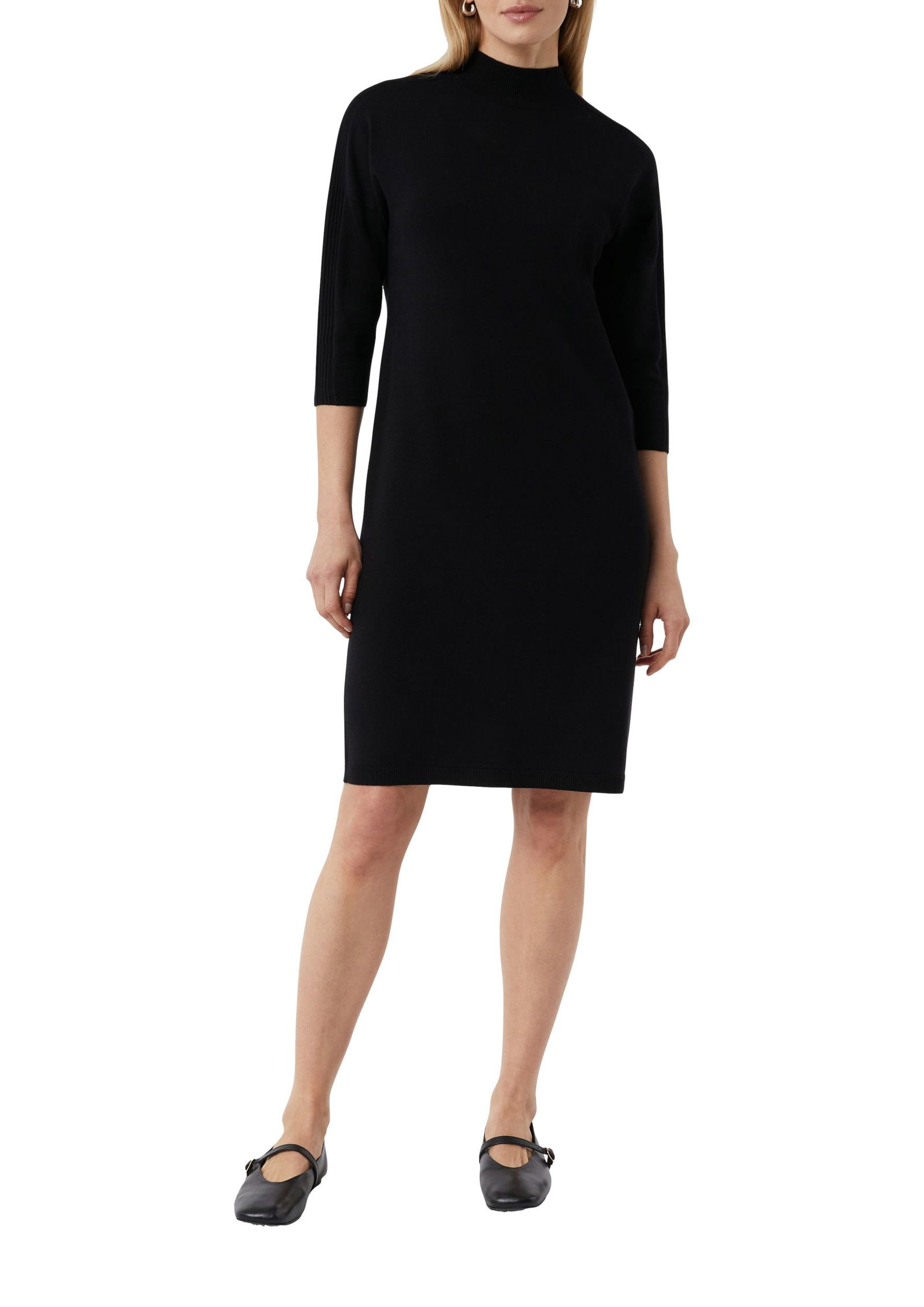 Comma |  Comma Strickkleid  | 38 | schwarz